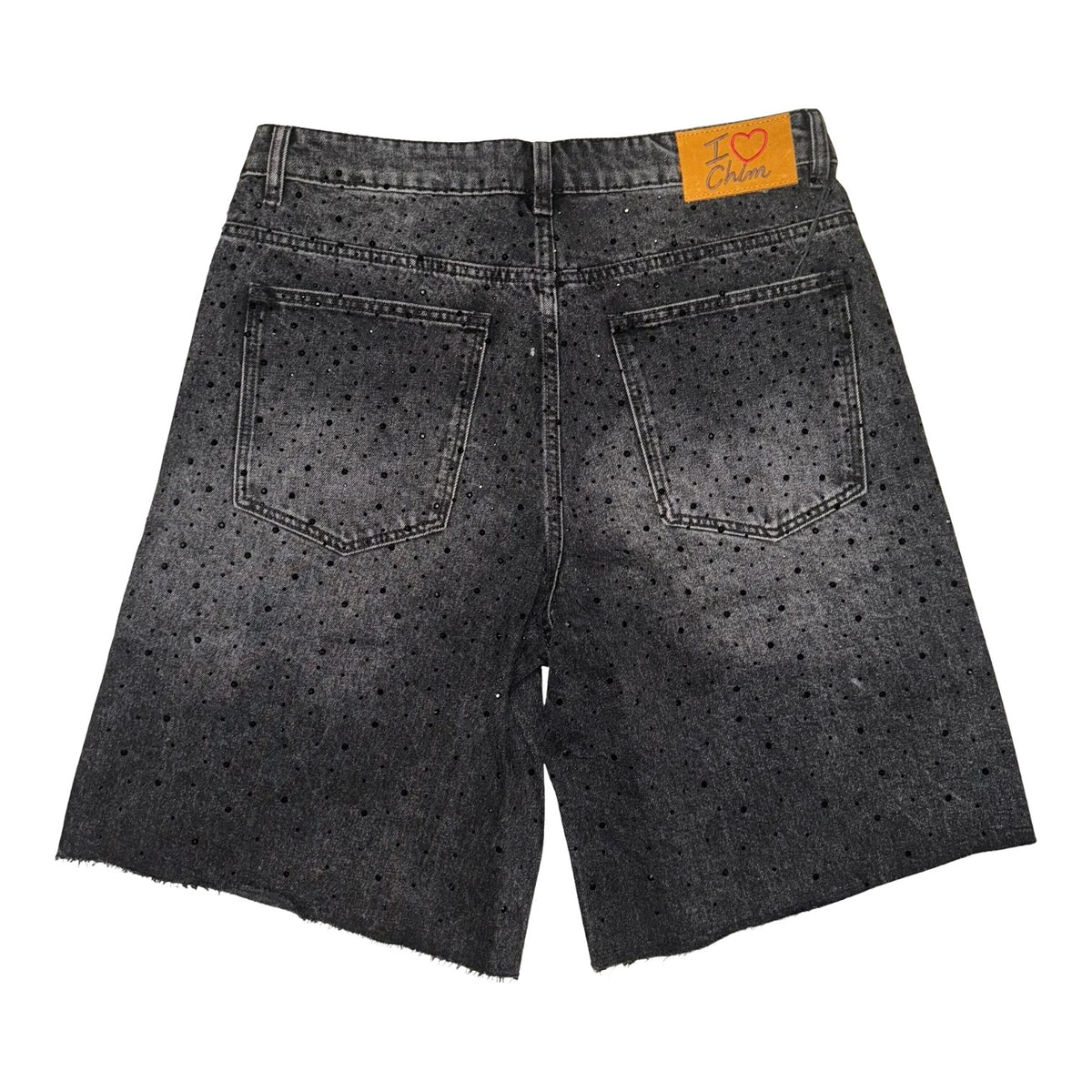 Mixed Emotions 'Billie Jean' Black Jean Shorts