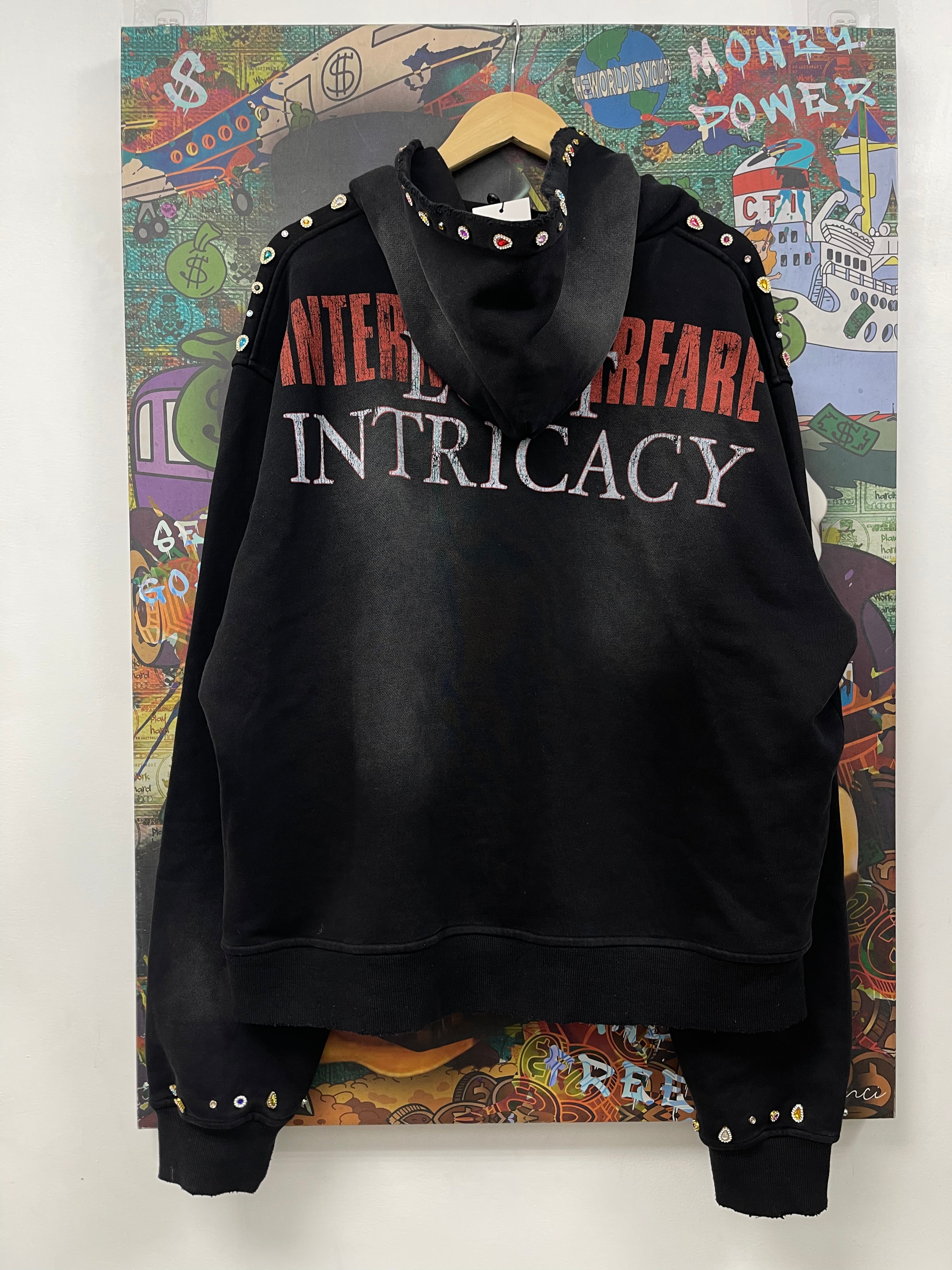Lost Intricacy Black Paper Magazine Zip Up