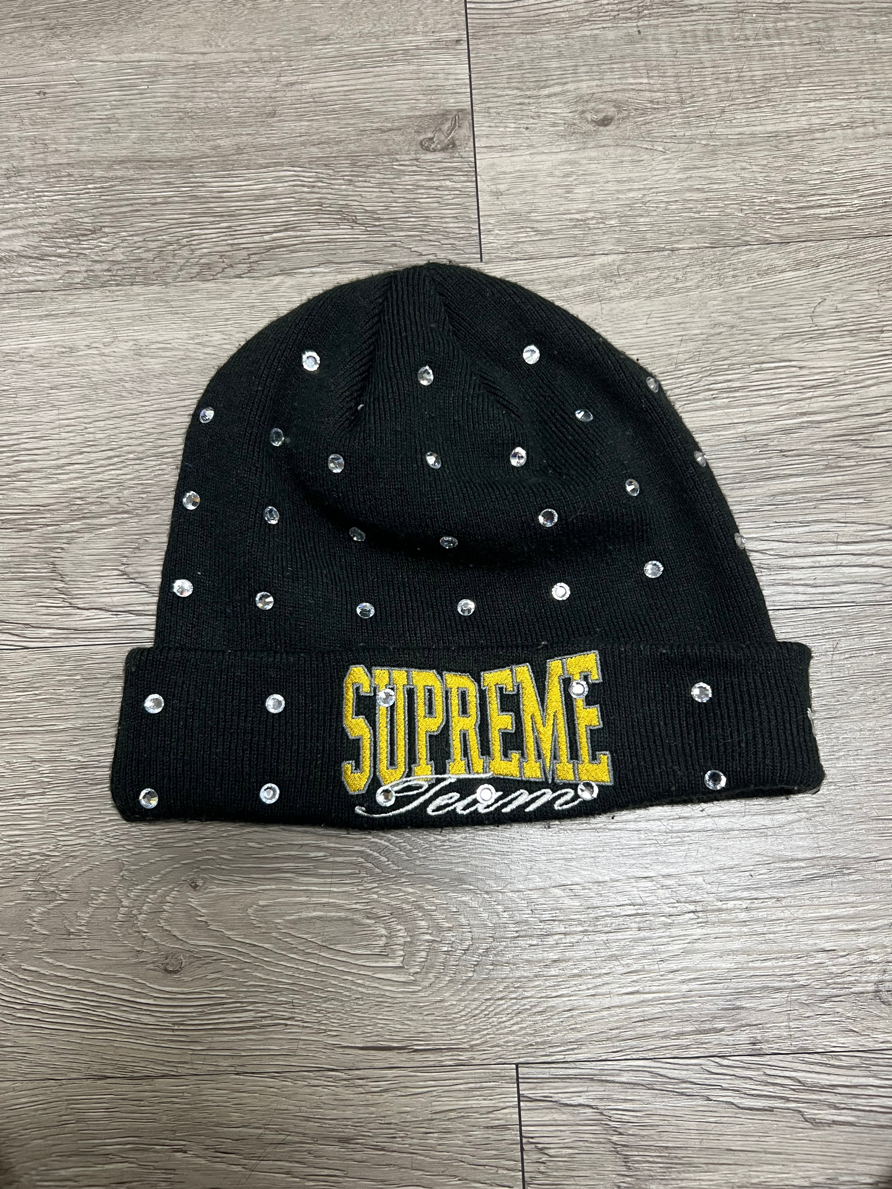 Supreme New Era Rhinestone Beanie