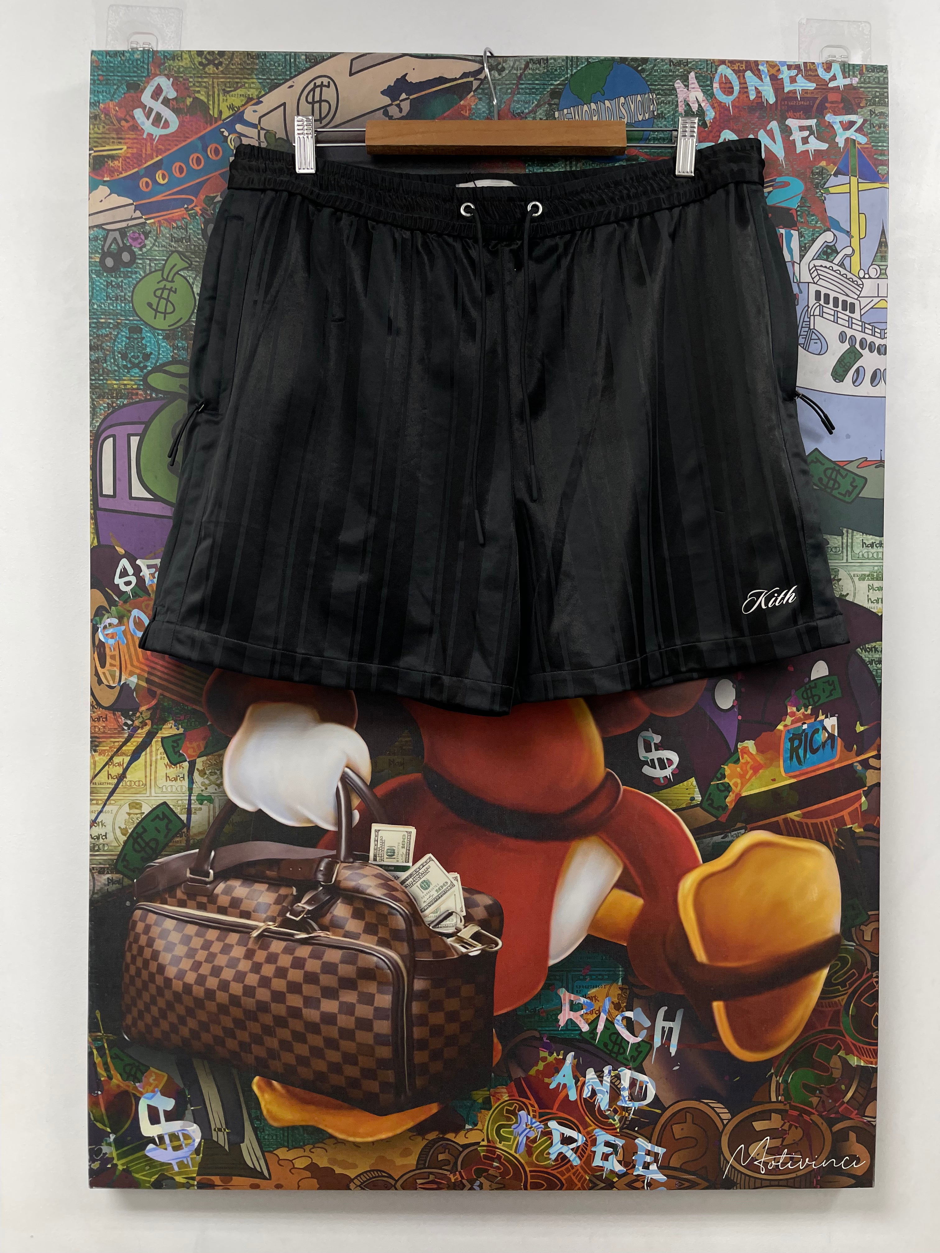 Kith Pinstripe Tricot Shorts