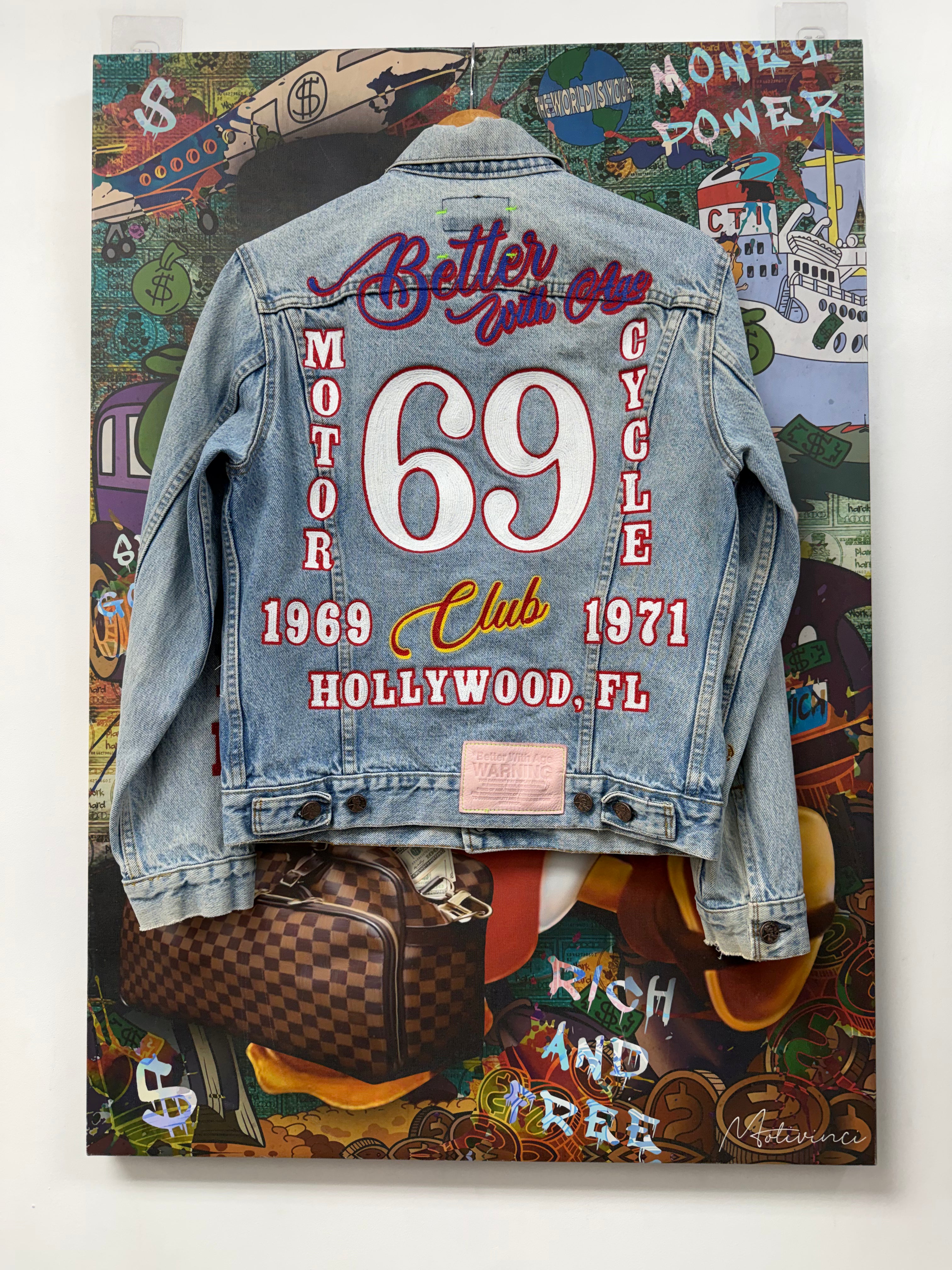 Better With Age Clark Patchwork Denim Jacket
