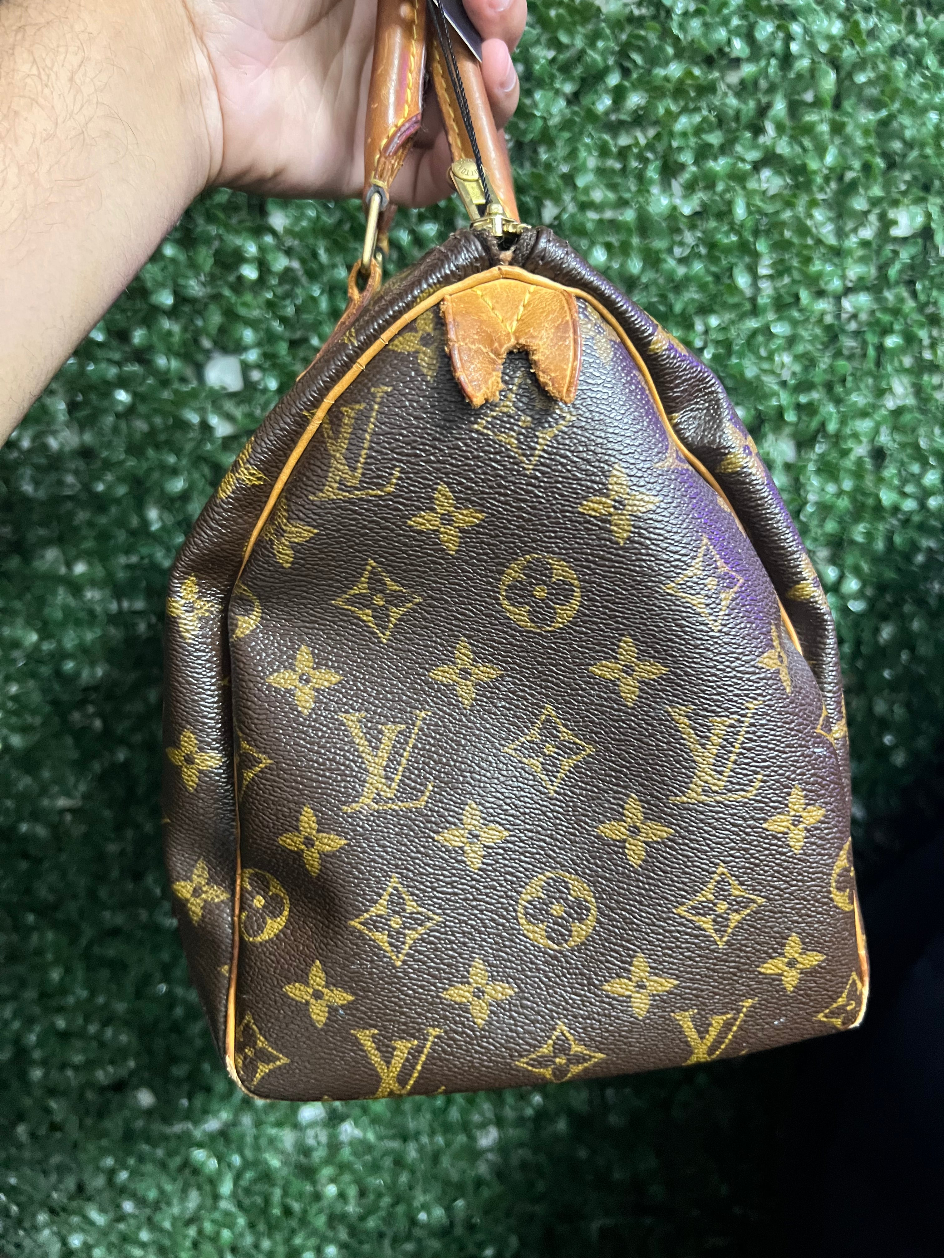 Louis Vuitton Brown Monogram Speedy Vintage Bag