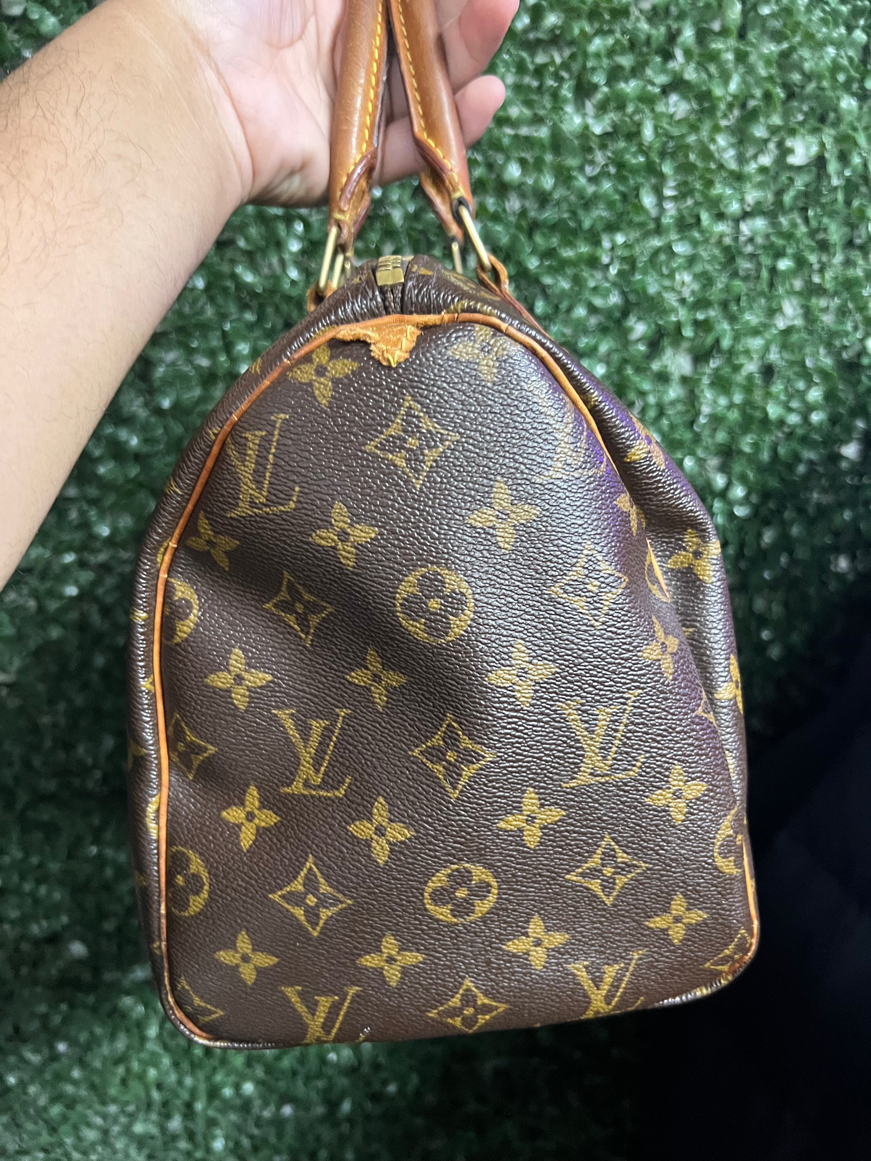 Louis Vuitton Brown Monogram Speedy Vintage Bag