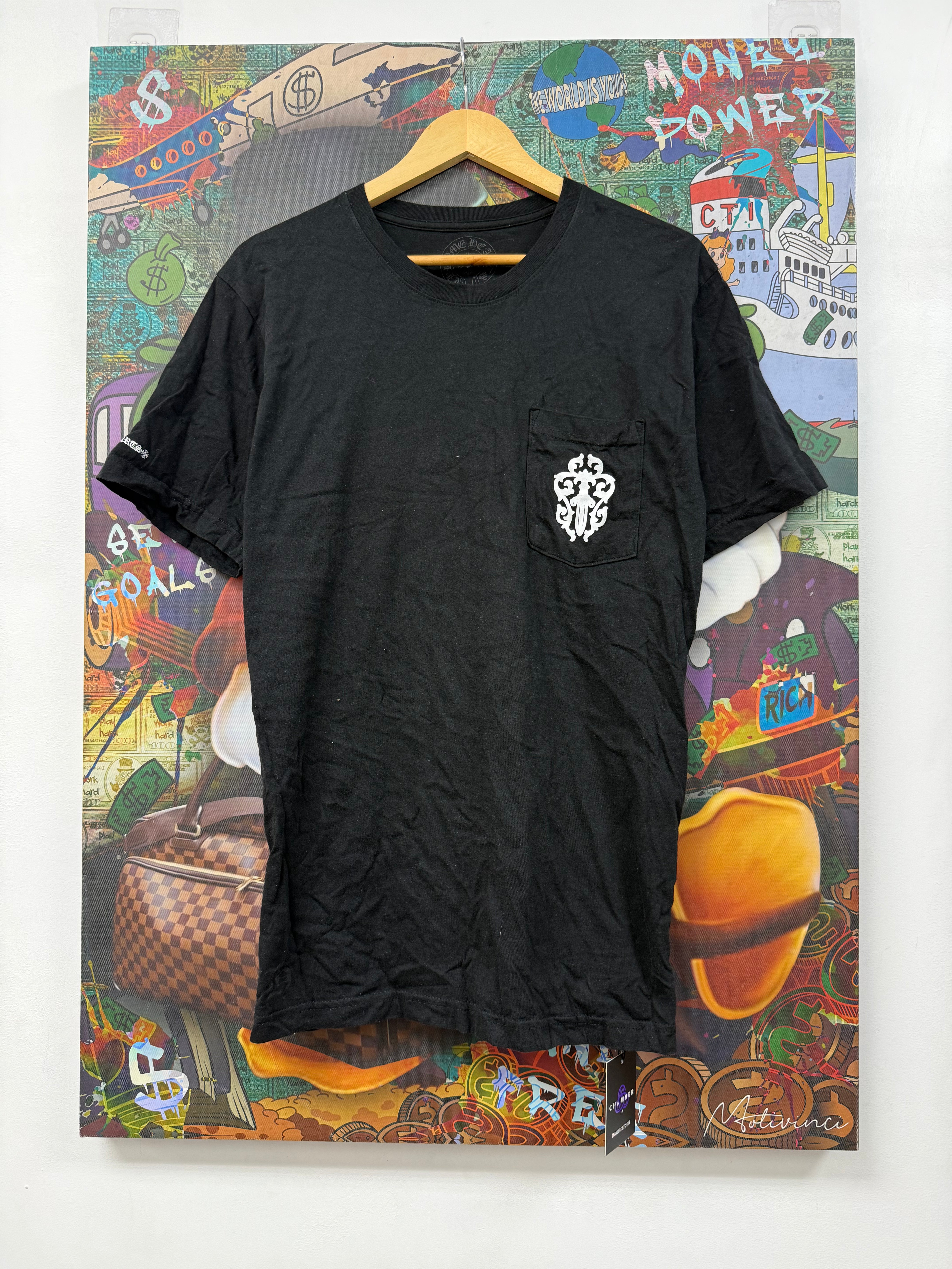 Chrome Hearts Black White Dagger Tee