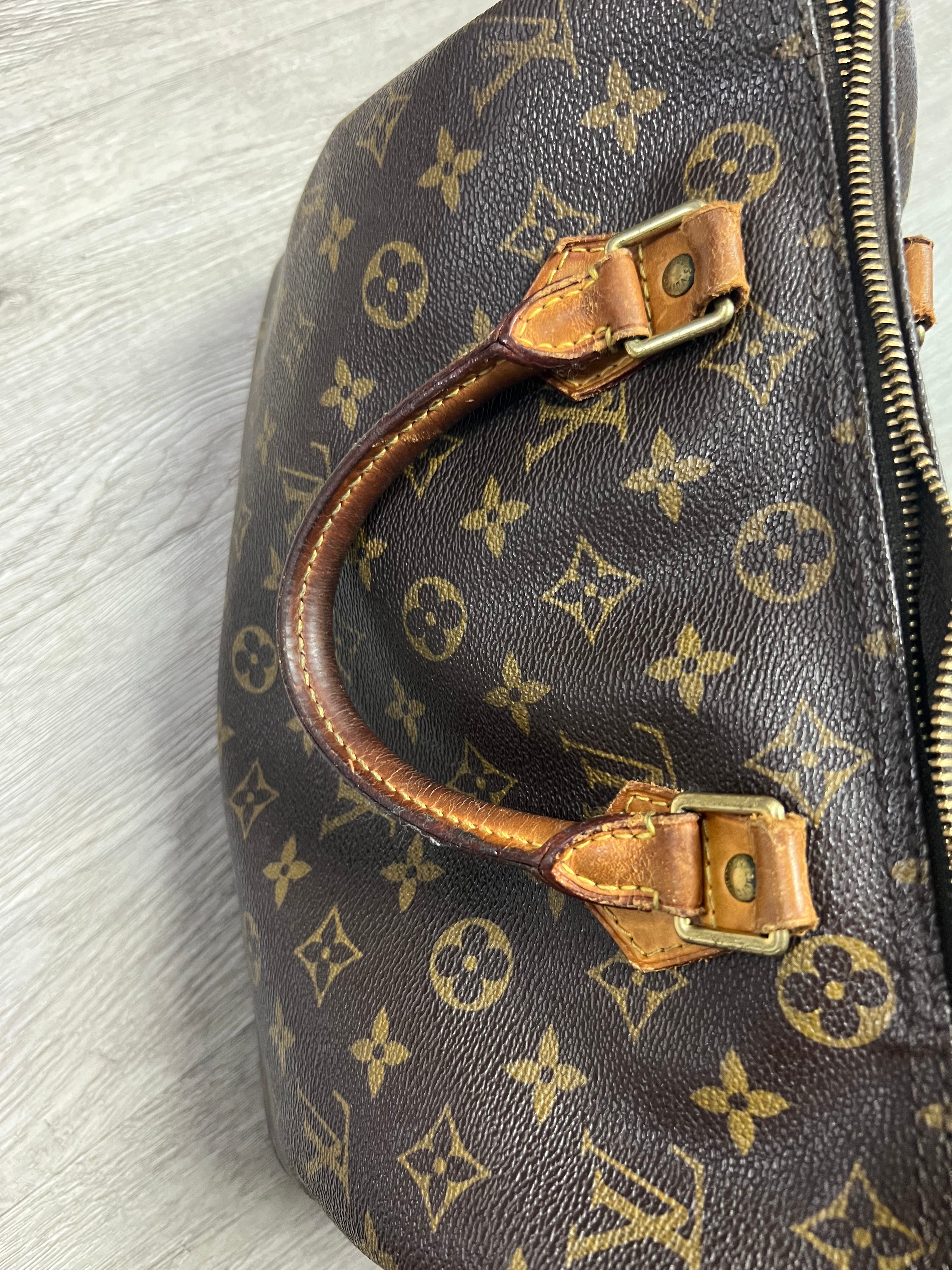 Louis Vuitton Brown Monogram Speedy Vintage Bag