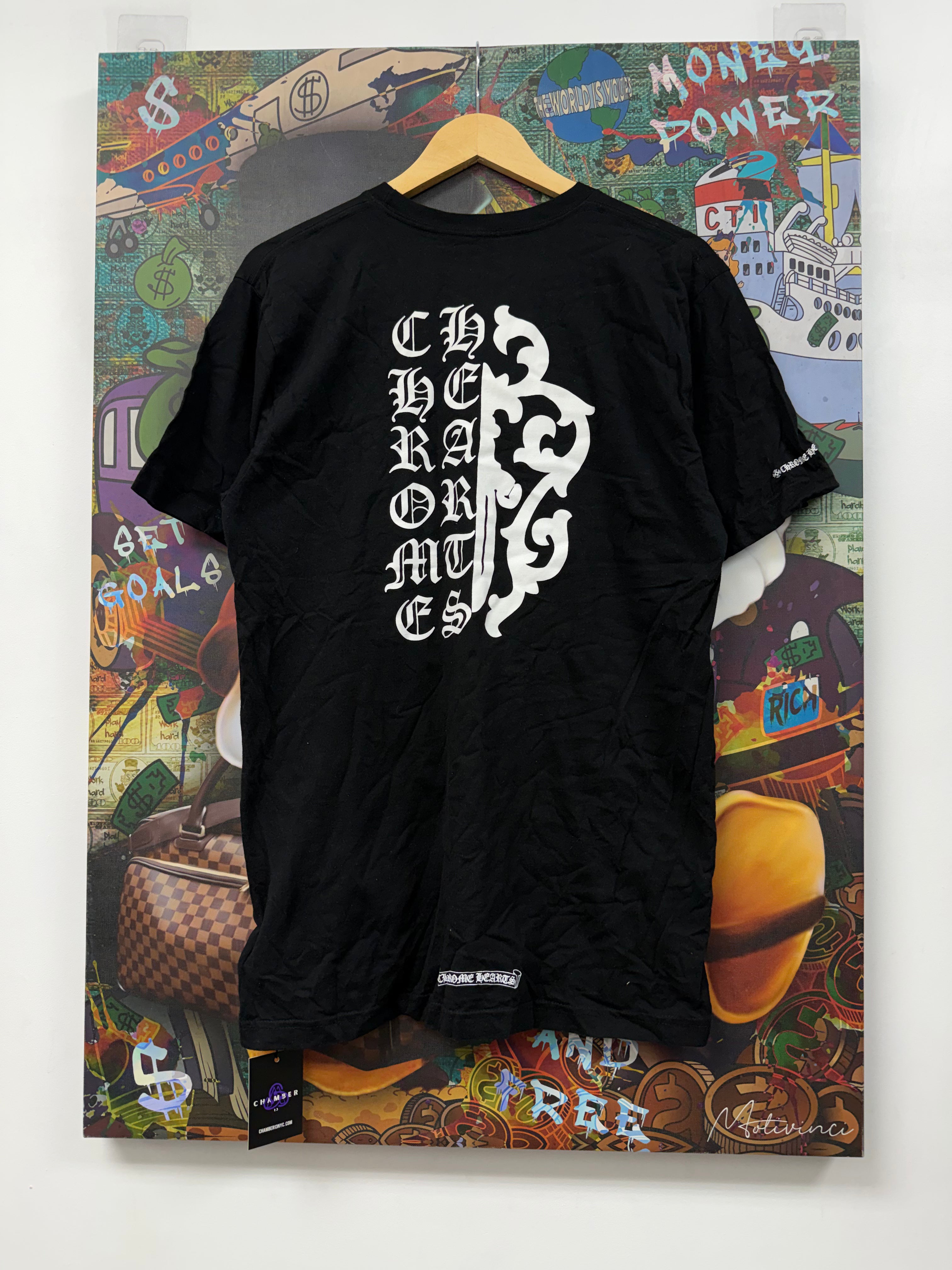 Chrome Hearts Black White Dagger Tee