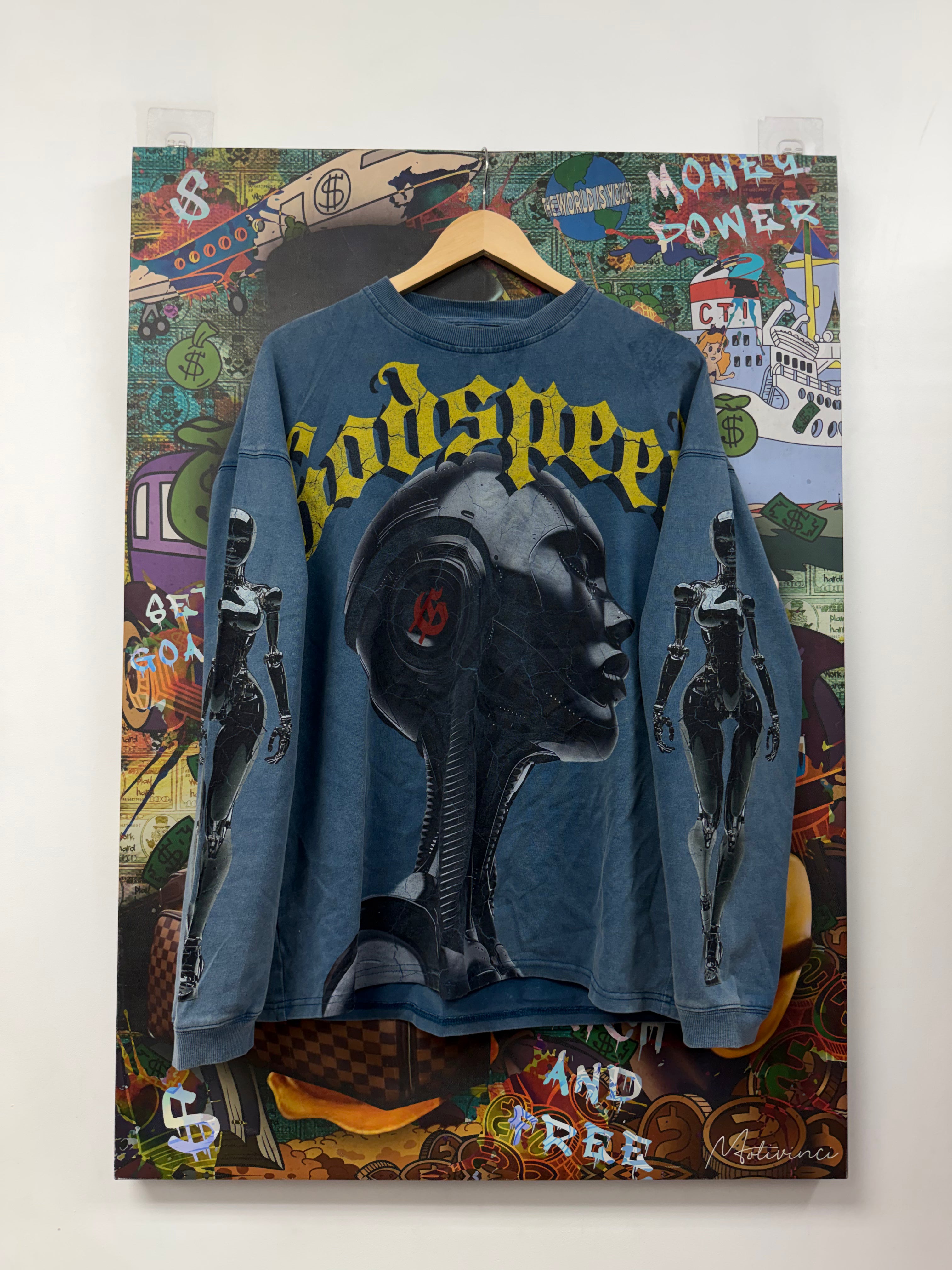 Godspeed Blue Alexa Long Sleeve
