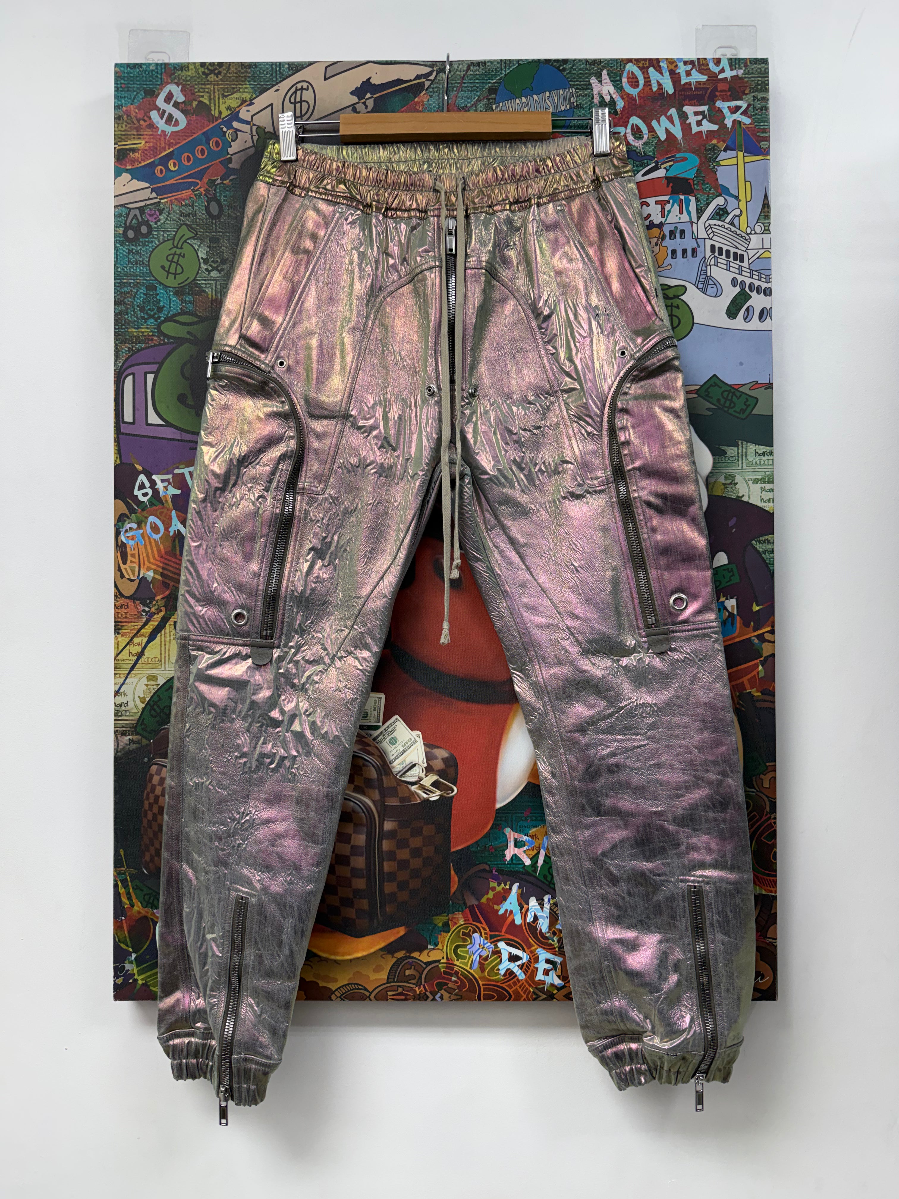 Rick Owens Iridescent Bauhaus Cargo Pants