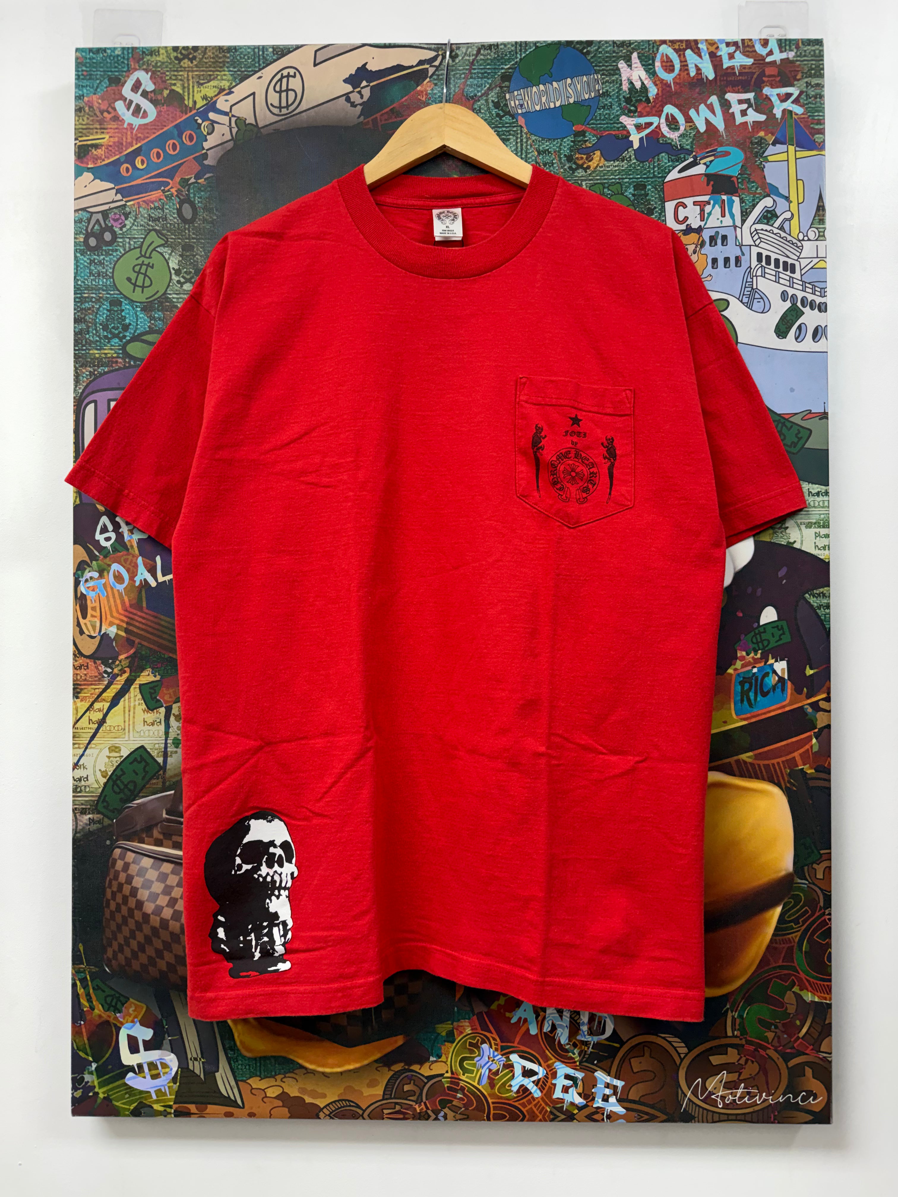 Chrome Hearts Red FOTI Tee