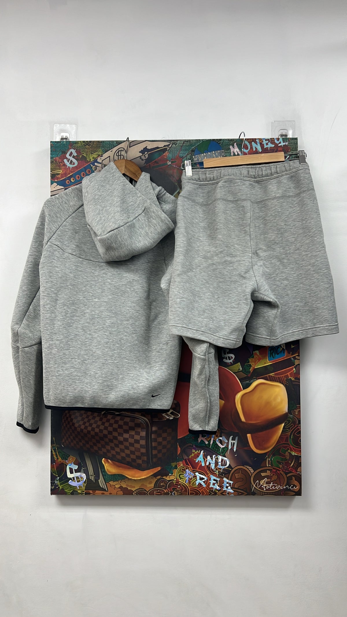 Nike Grey Tech Short Set
