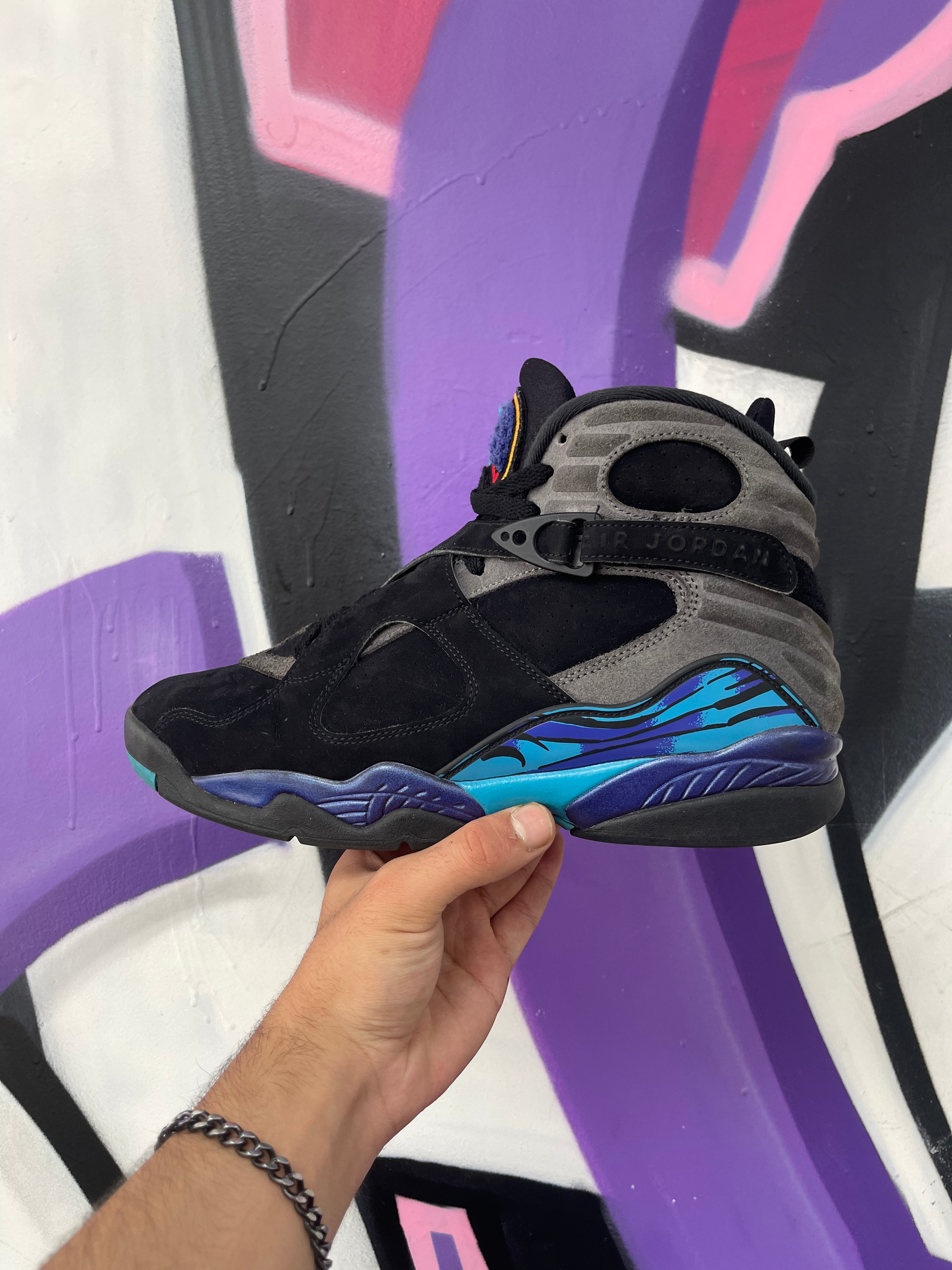 Jordan 8 Aqua Sneakers