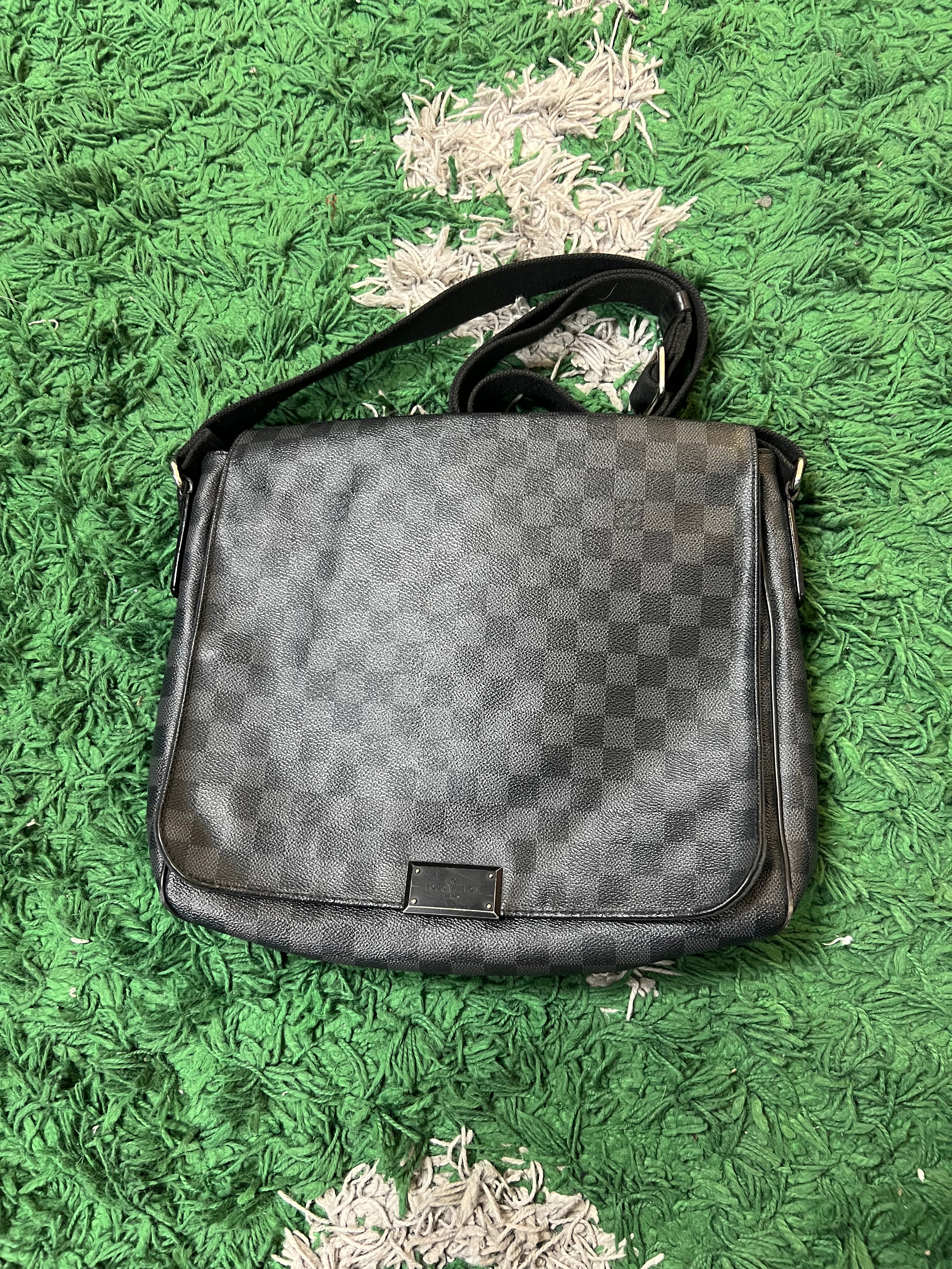 Louis Vuitton Black Graphite Damier Messenger Bag