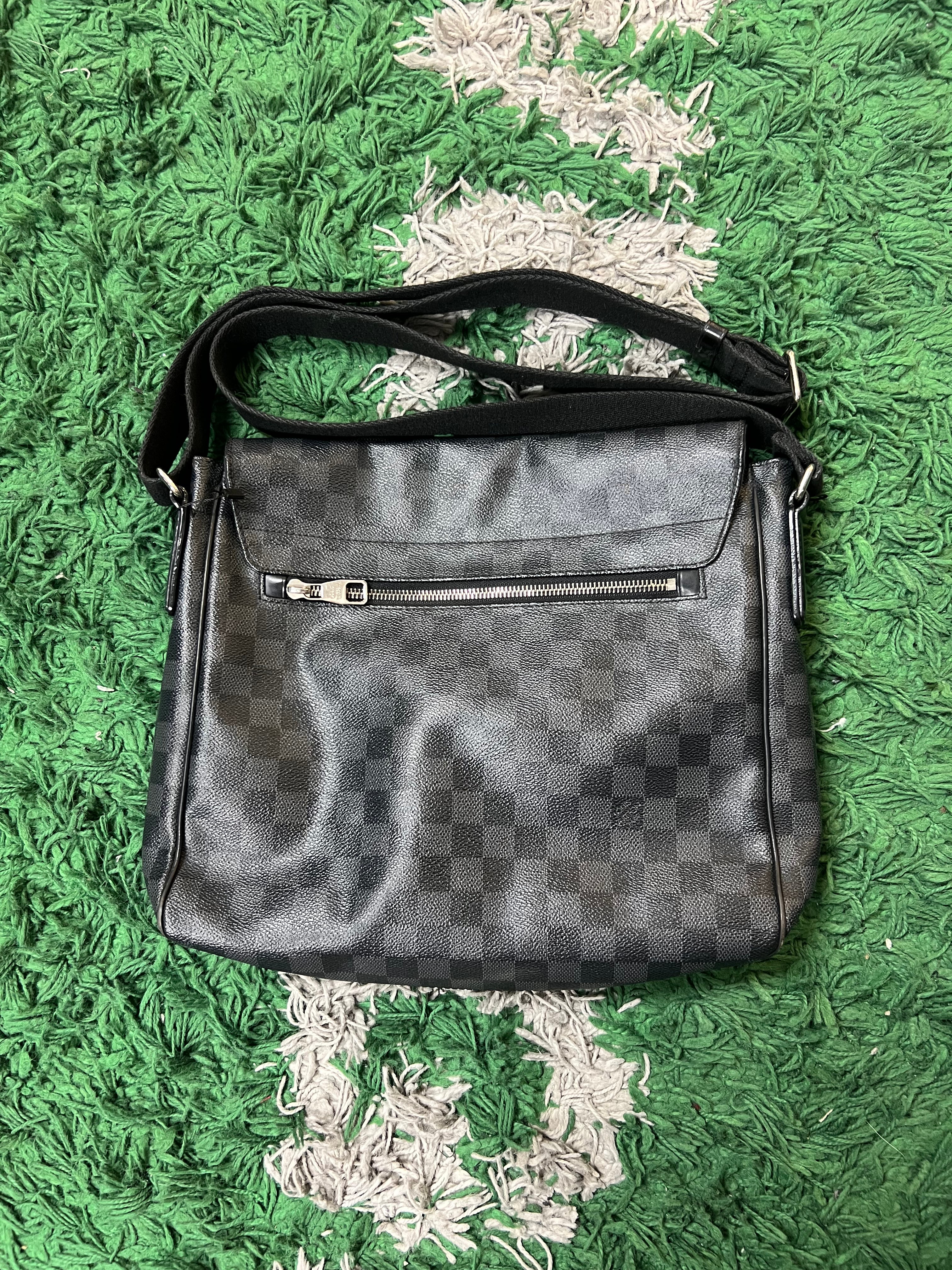 Louis Vuitton Black Graphite Damier Messenger Bag
