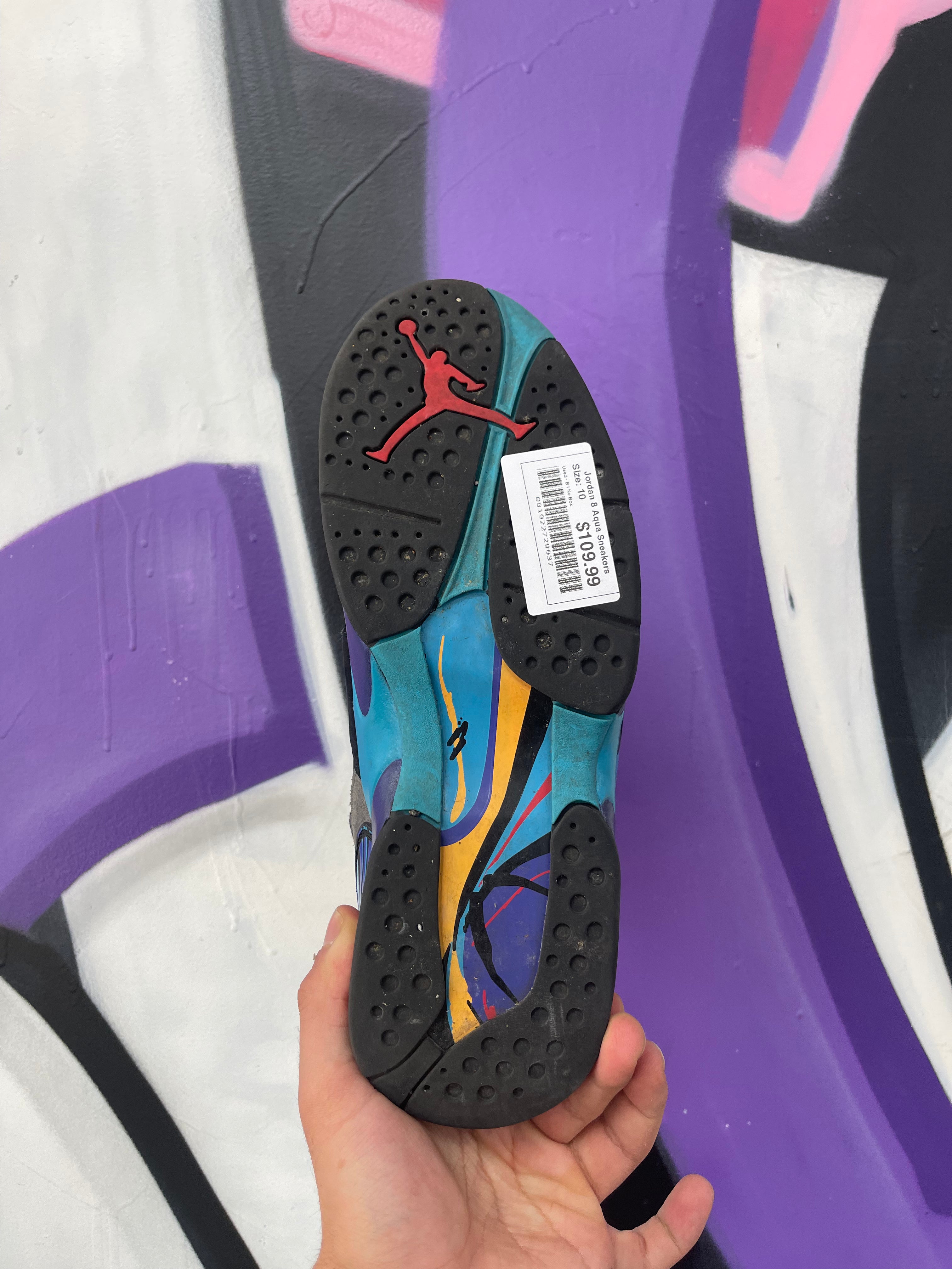 Jordan 8 Aqua Sneakers