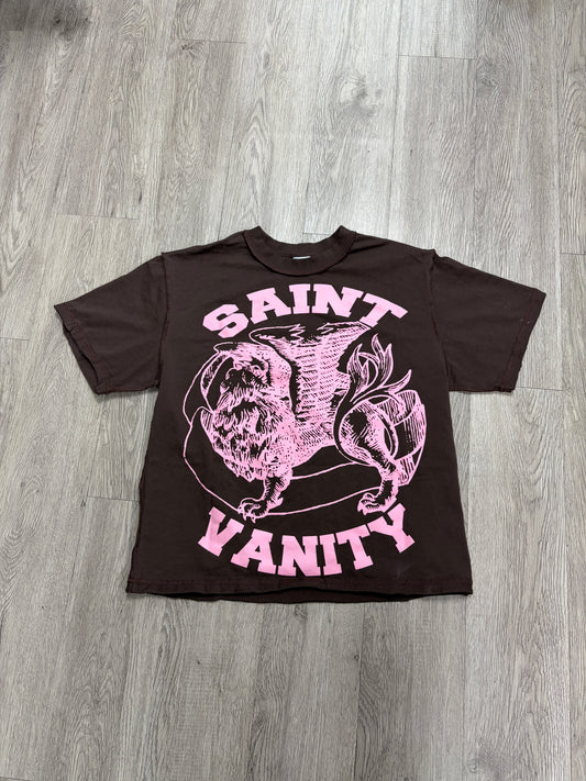 Saint Vanity Griffin Brown Pink Tee