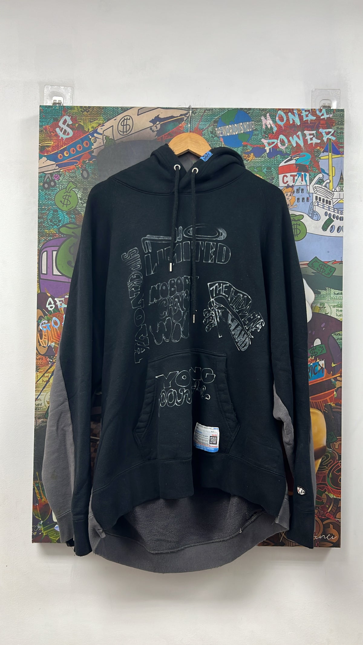 MMY Black Combined Pullover (50) Hoodie
