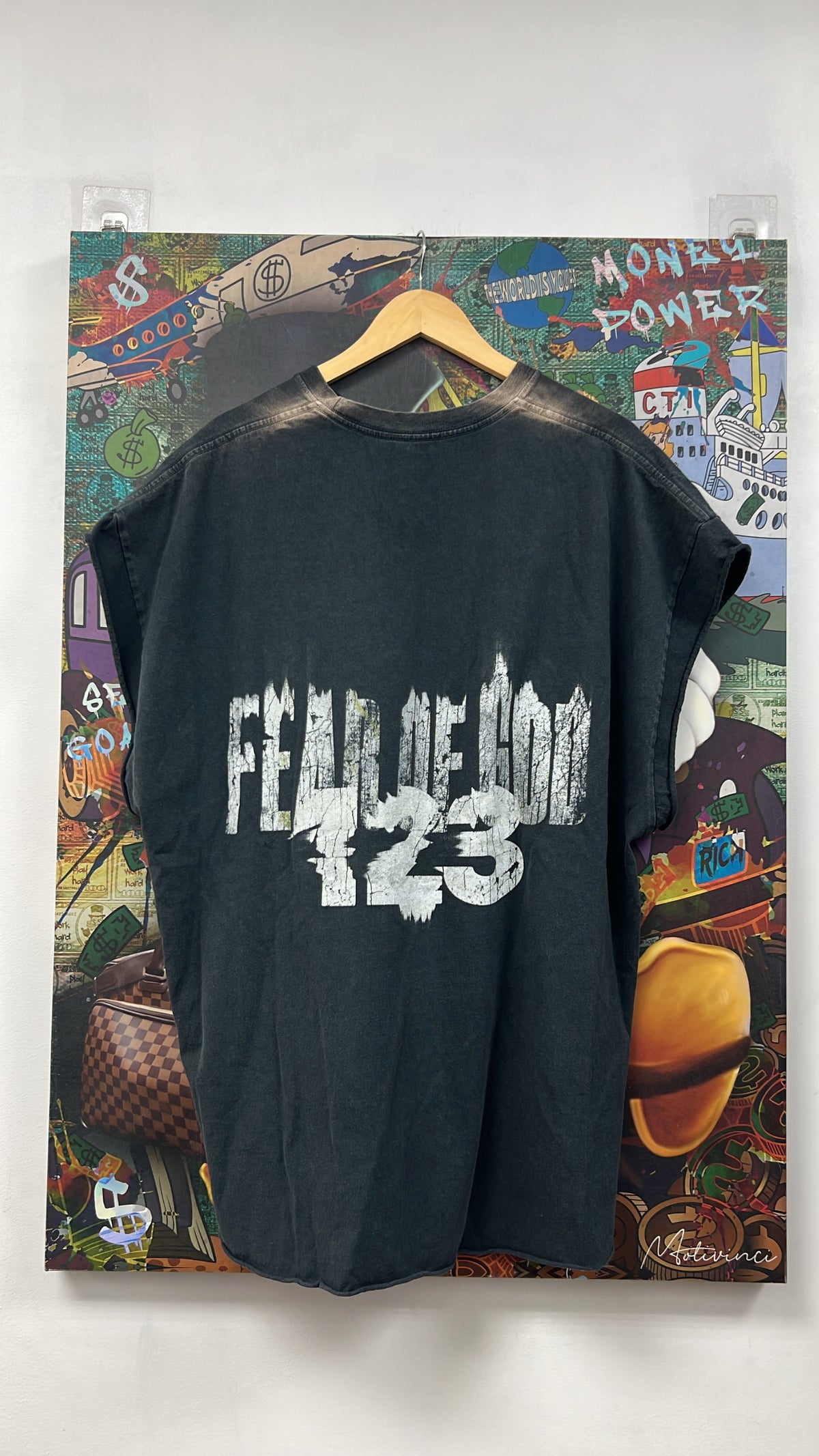 Rivington 123 Black Script (2) Sleeveless Tee
