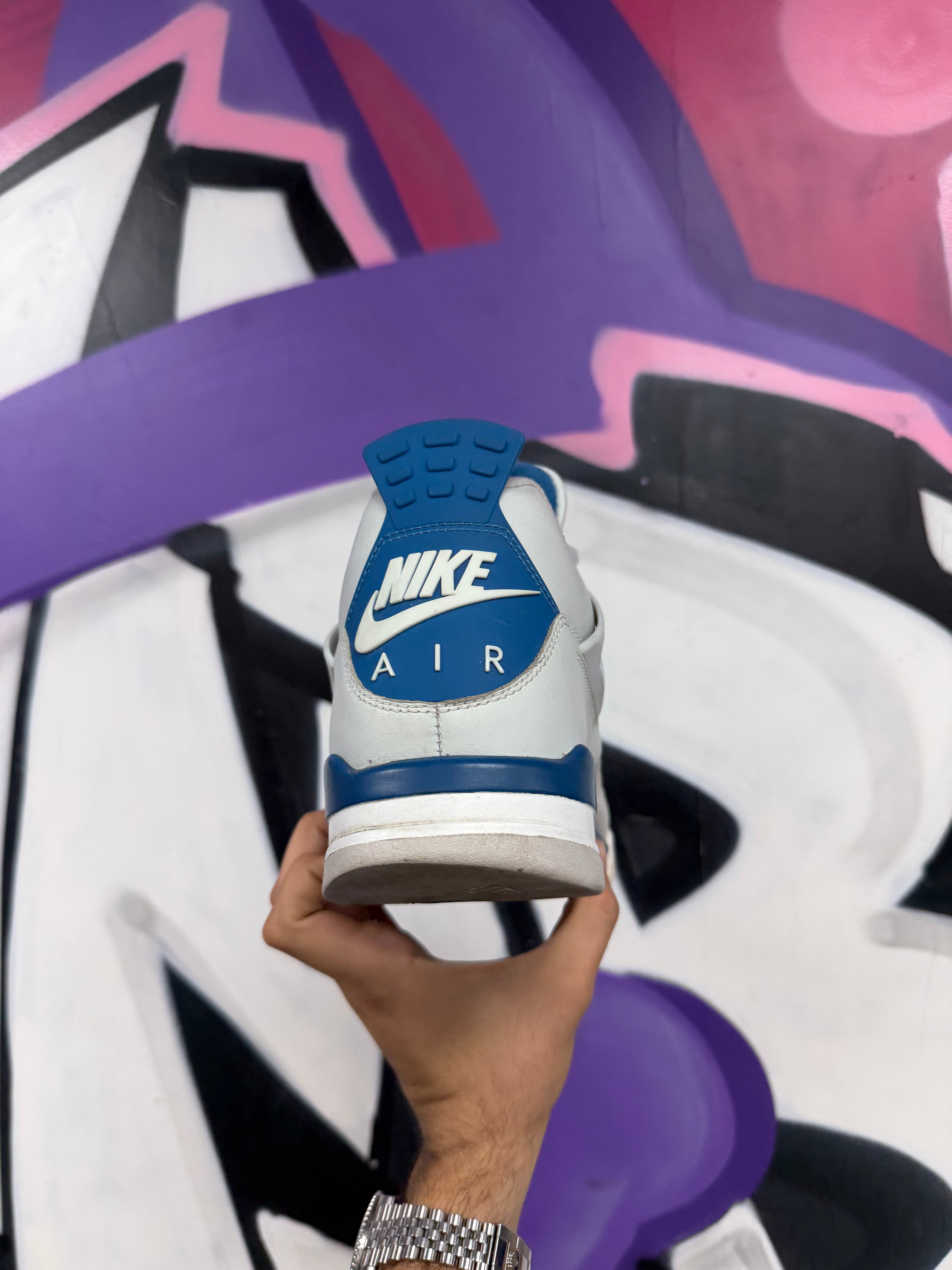 Jordan 4 Military Blue Sneakers