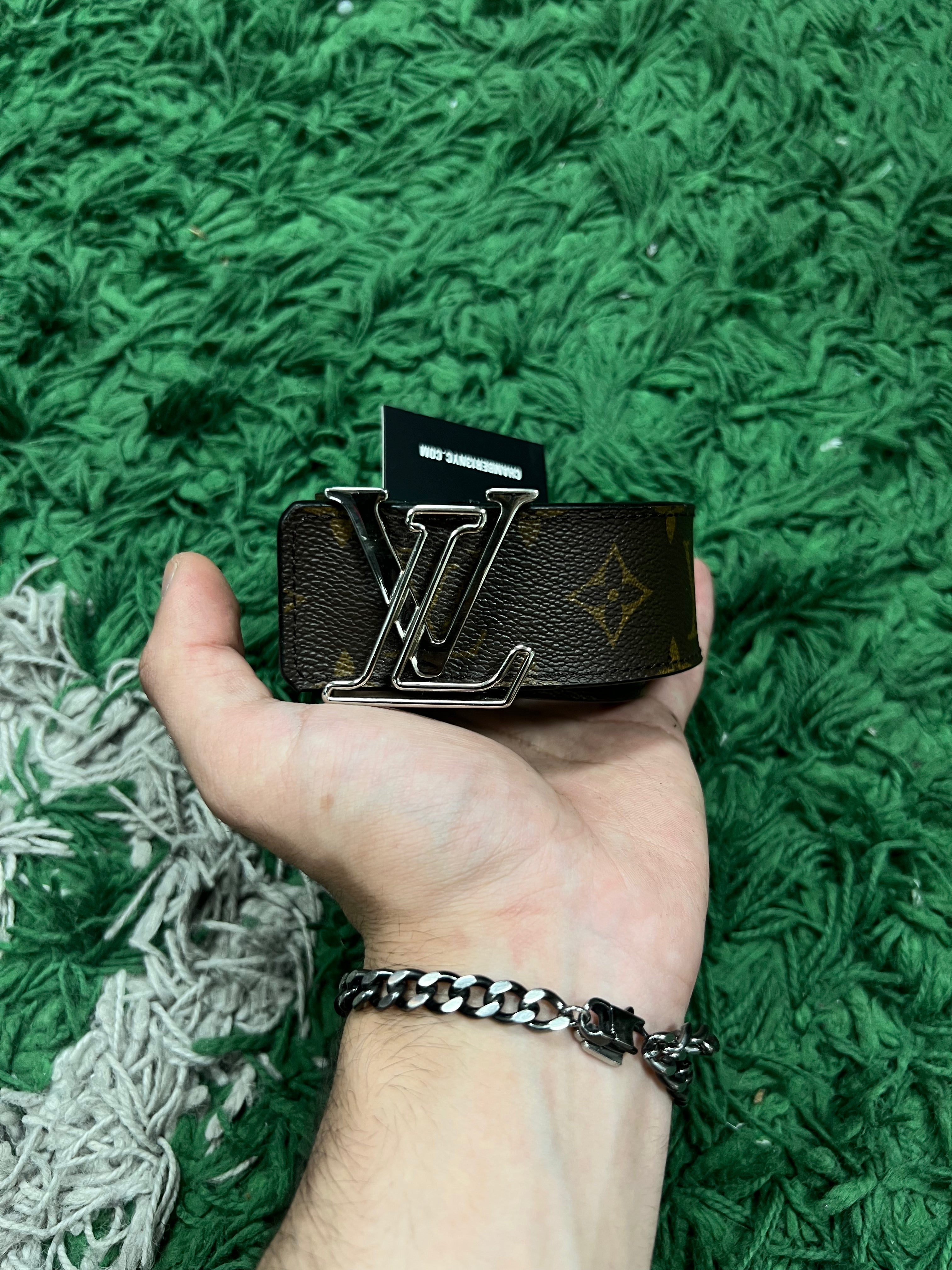 Louis Vuitton Brown Monogram (85-34) Belt