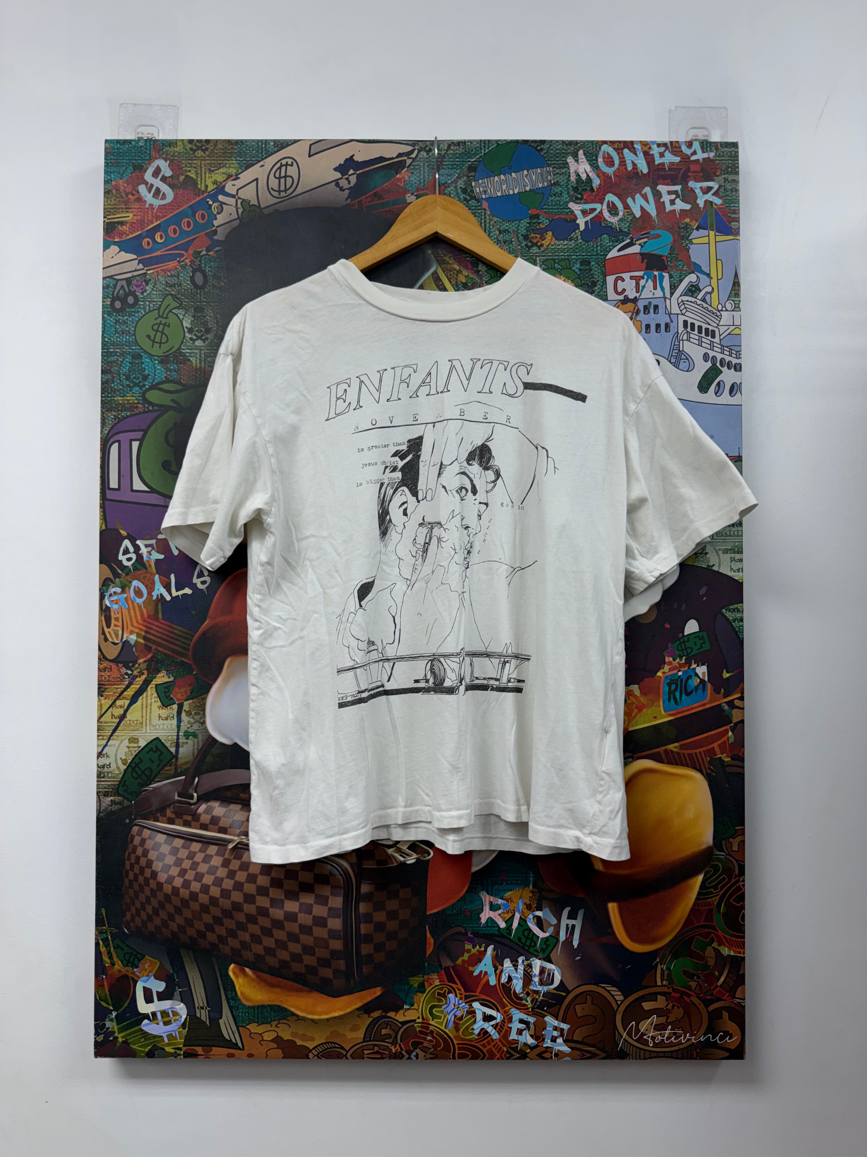 ENFANTS RICHES DÉPRIMÉS White Black November Tee