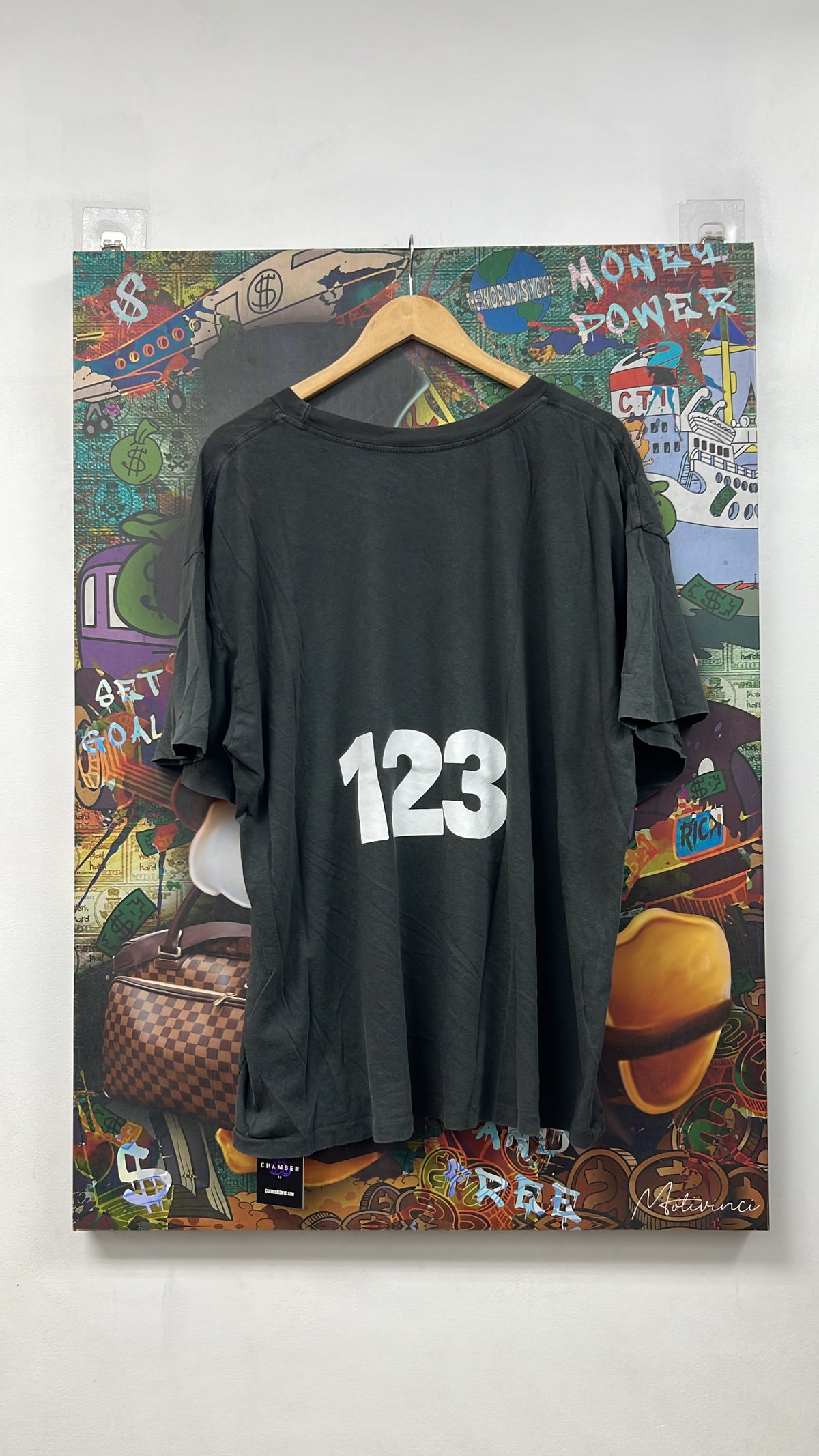 Rivington 123 Grey Script Tee