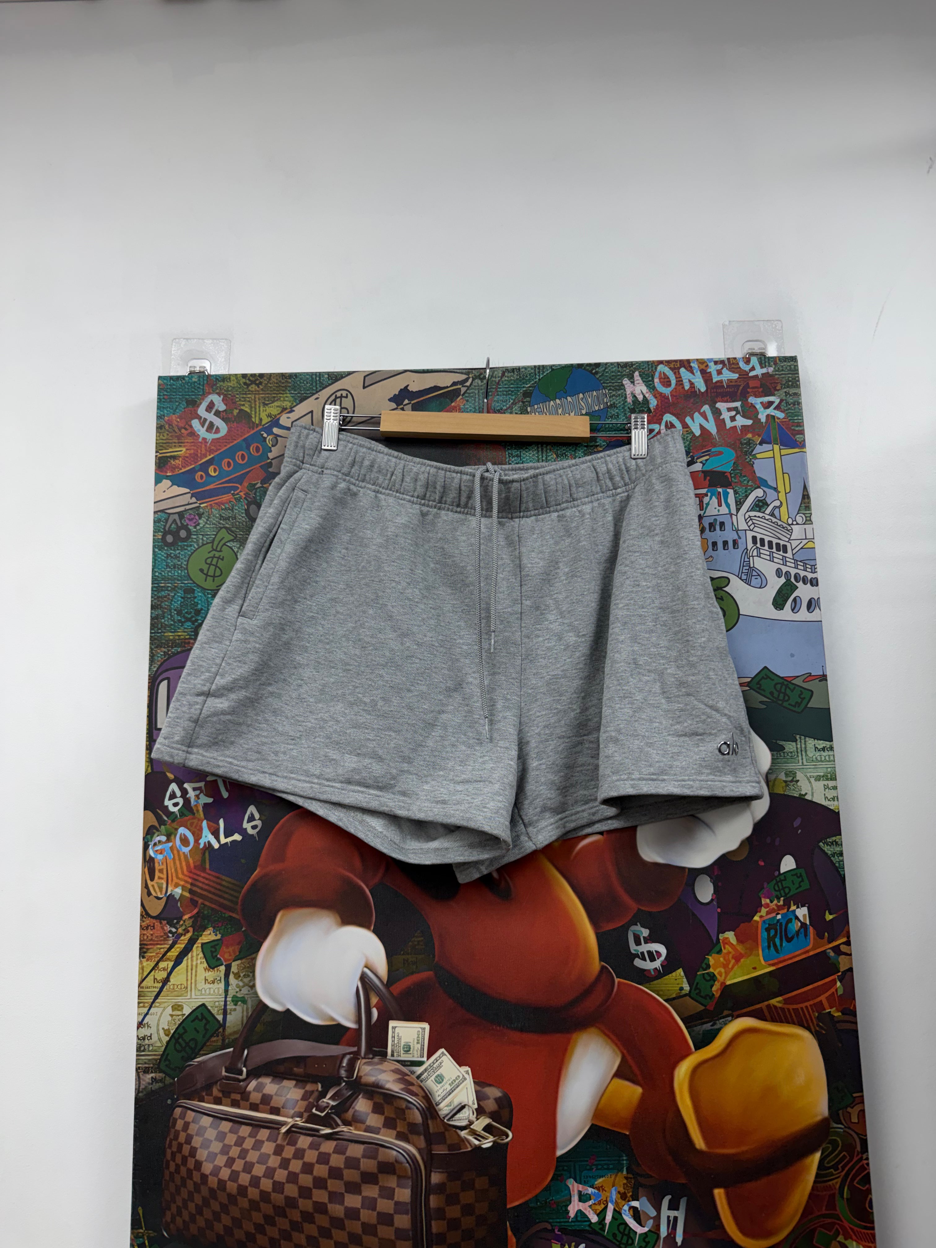 ALO Grey Accolade Shorts