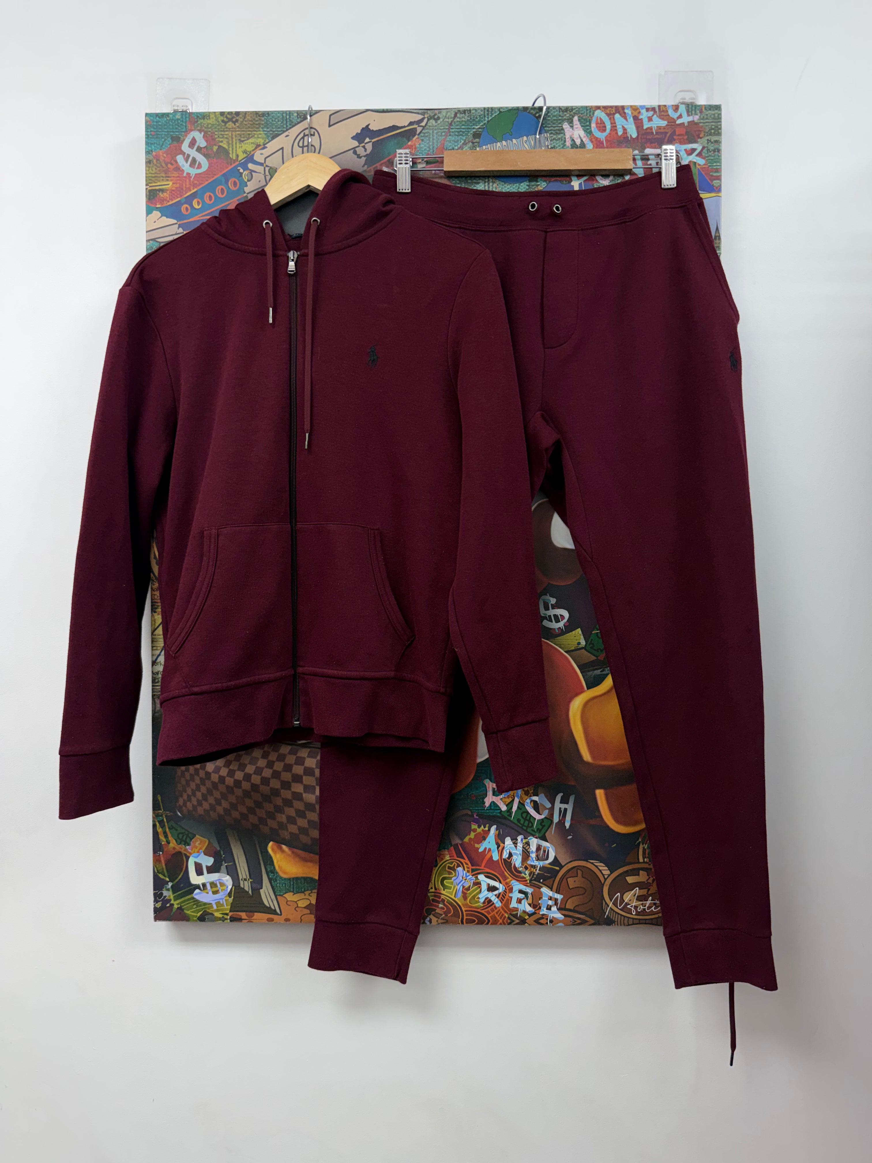Polo Ralph Lauren Maroon Sweatsuit