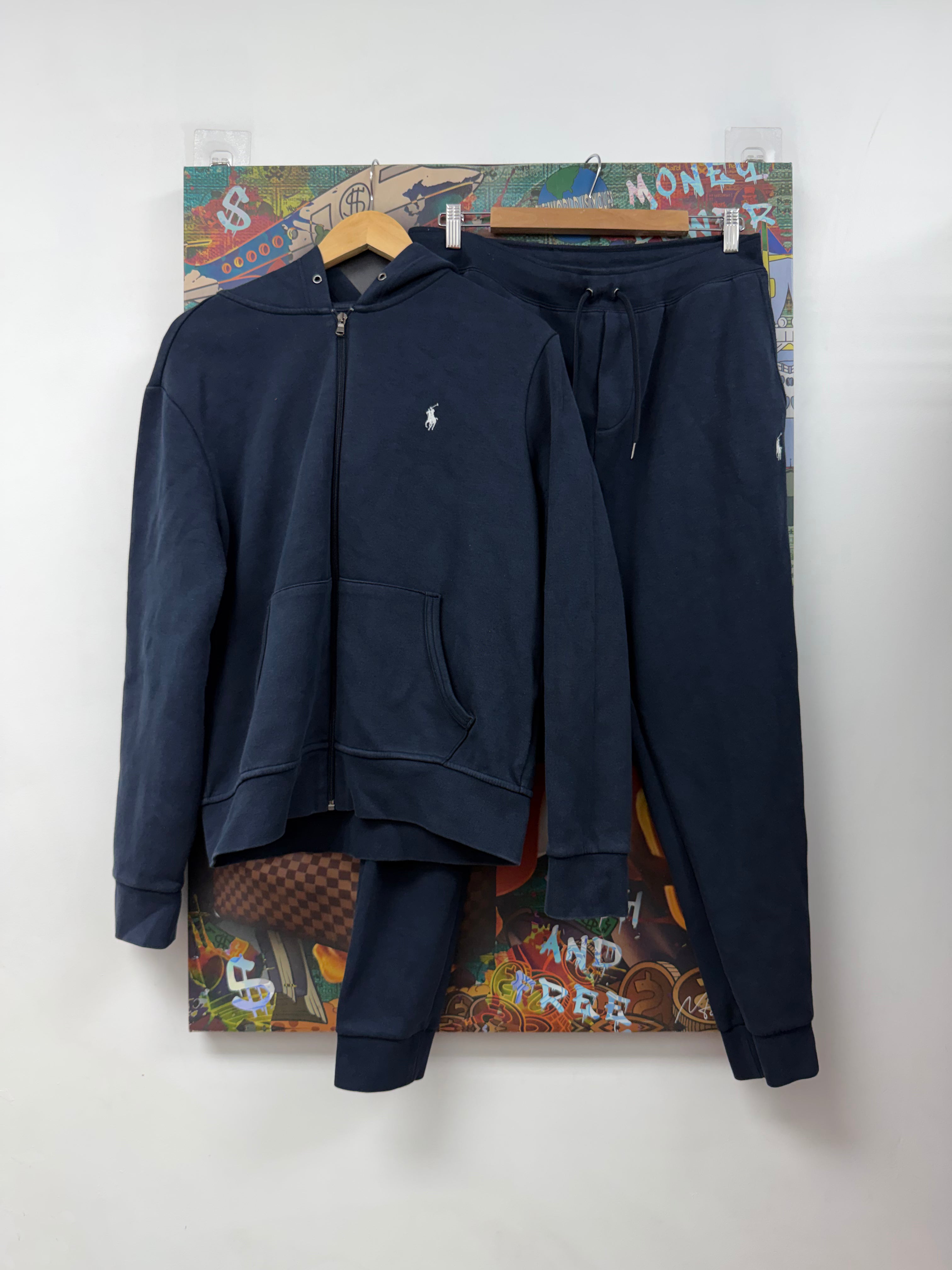 Polo Ralph Lauren Navy White Sweatsuit