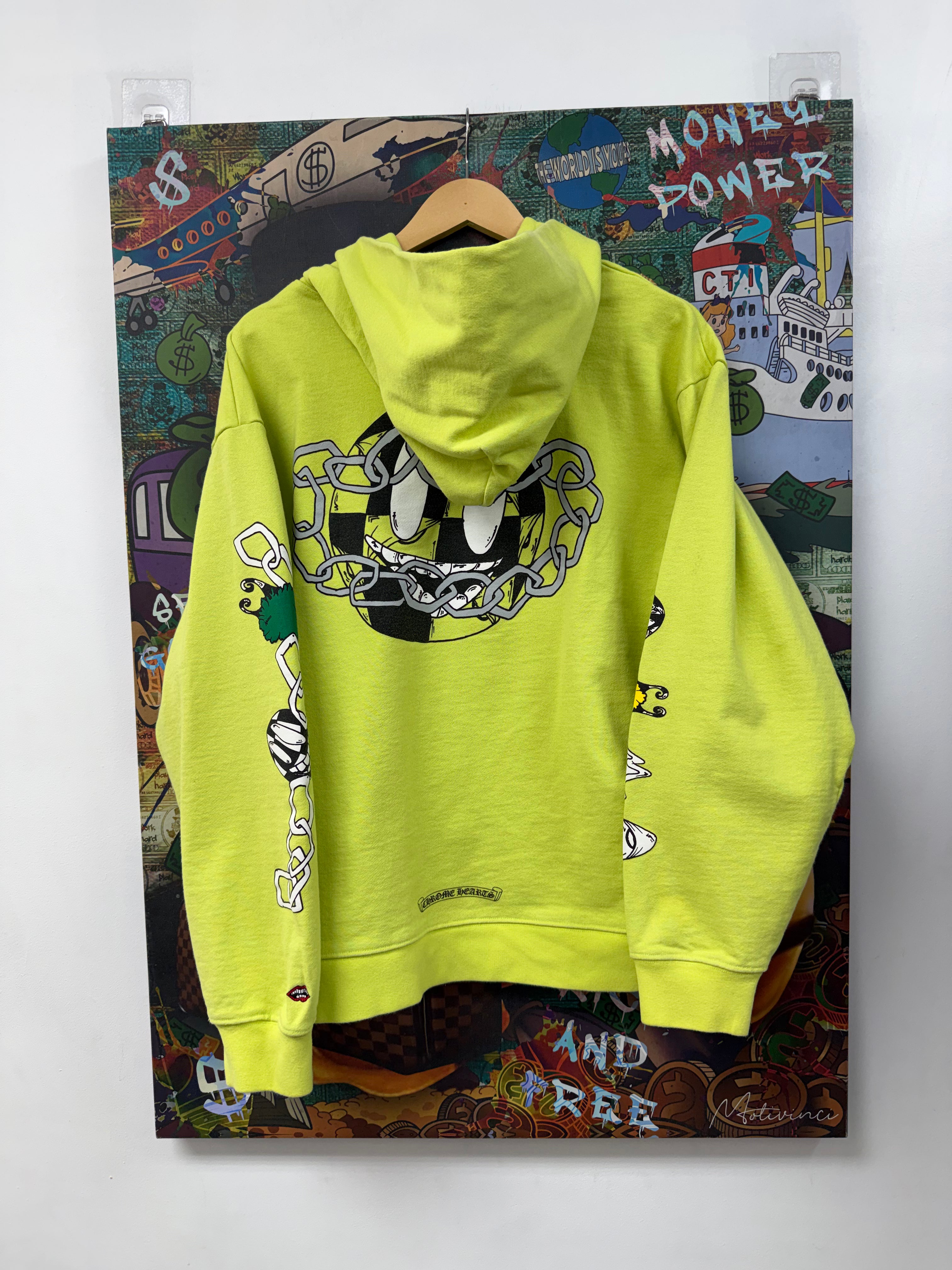 Chrome Hearts Matty Boy Lime Link Hoodie
