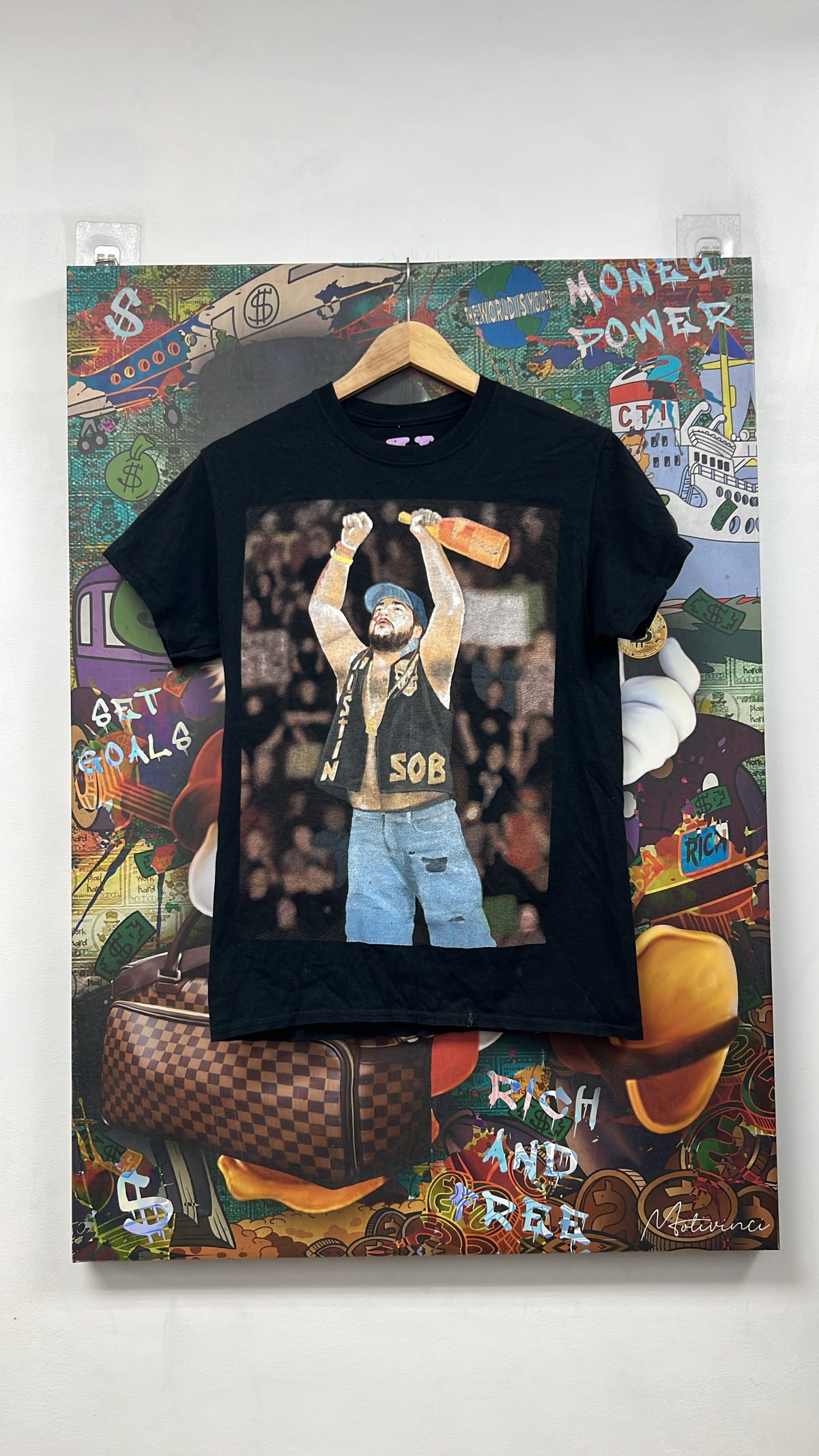 Vlone Black Purple Yams Day Tee