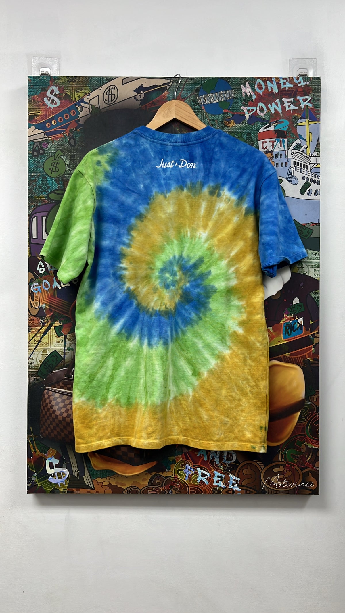 Just Don Tie Dye Lion Basketball Tee
