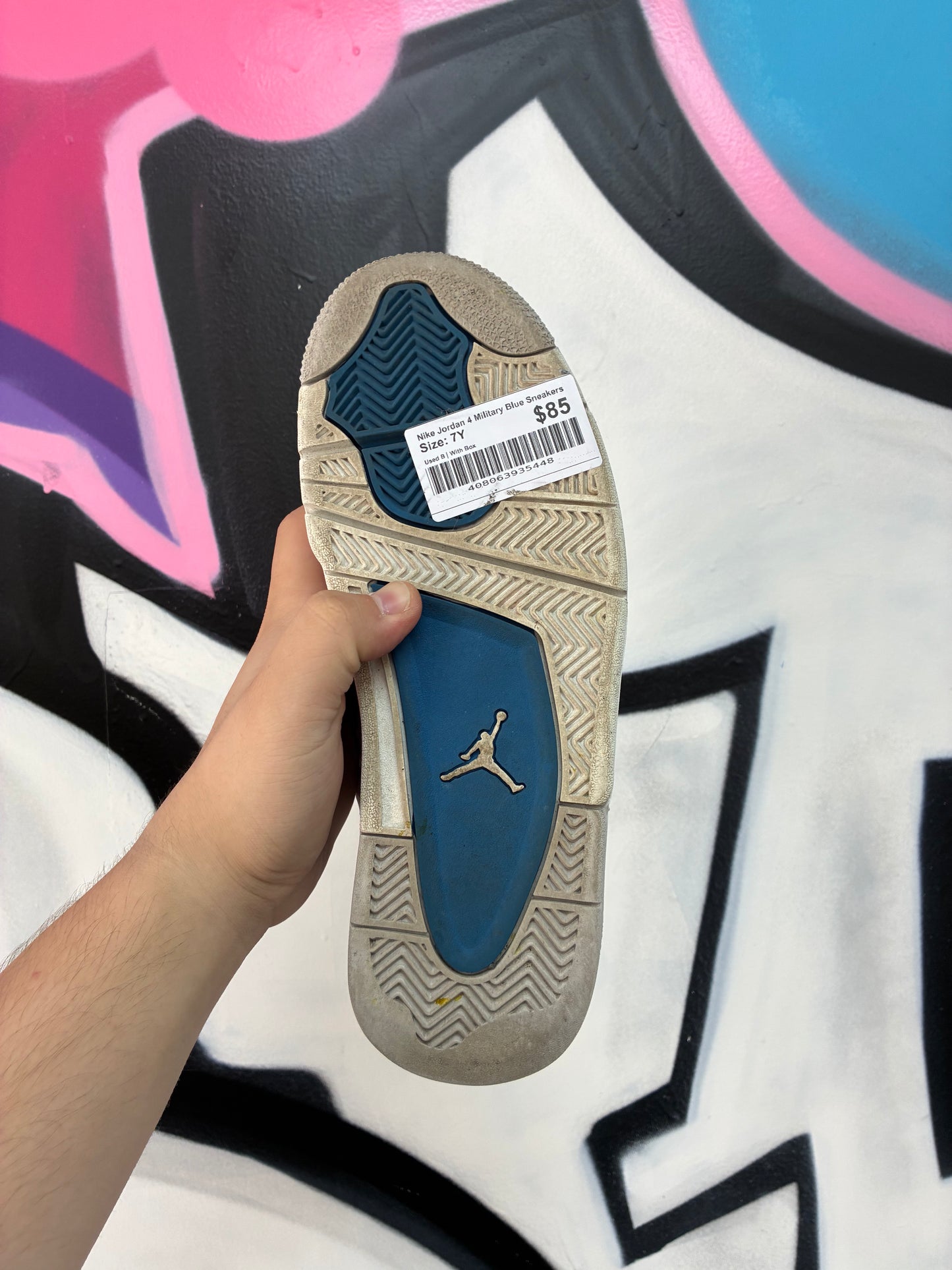 Nike Jordan 4 Military Blue Sneakers