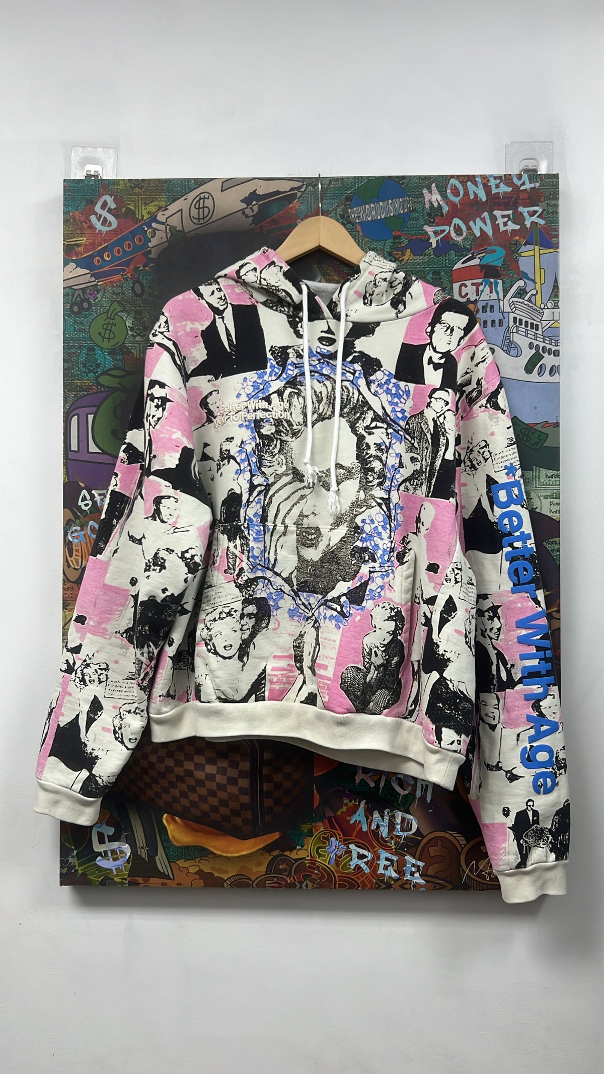 Better With Age Skeeter Pink Blue Hoodie