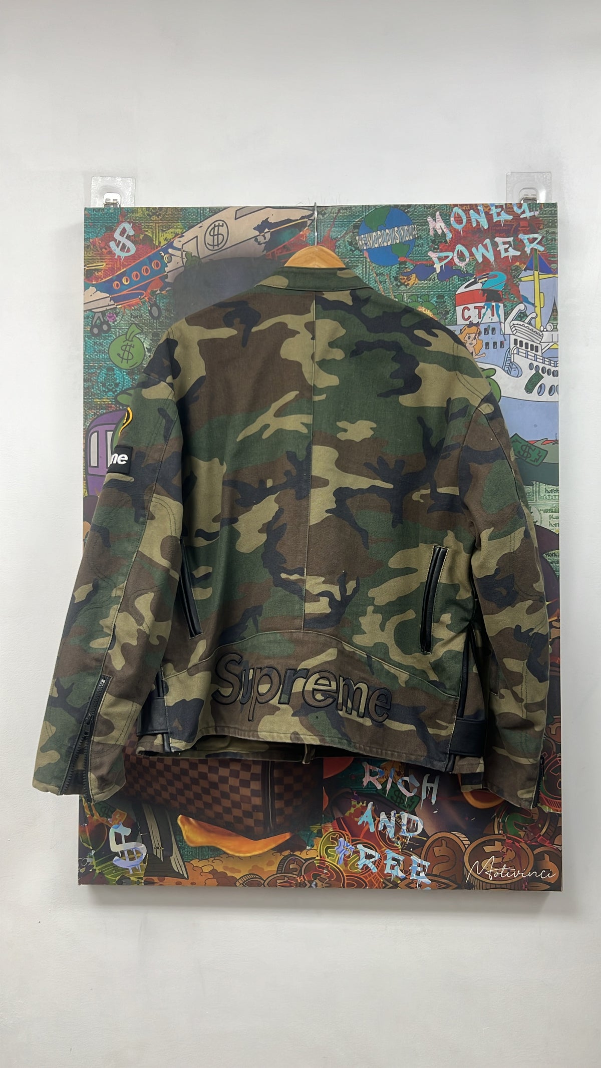 Supreme Vanson Camo Cordura SS26 Jacket
