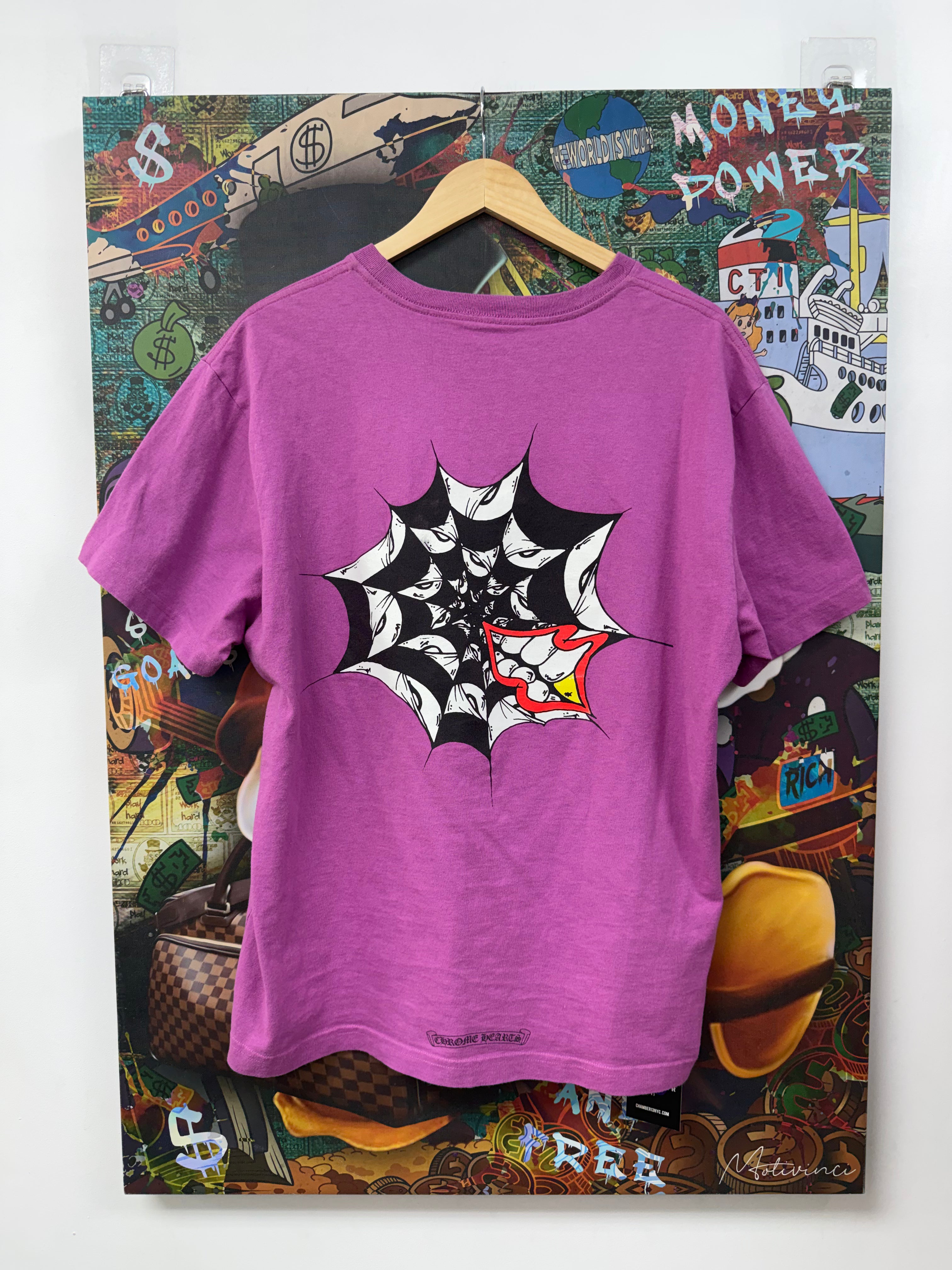 Chrome Hearts Matty Boy Purple Web Tee
