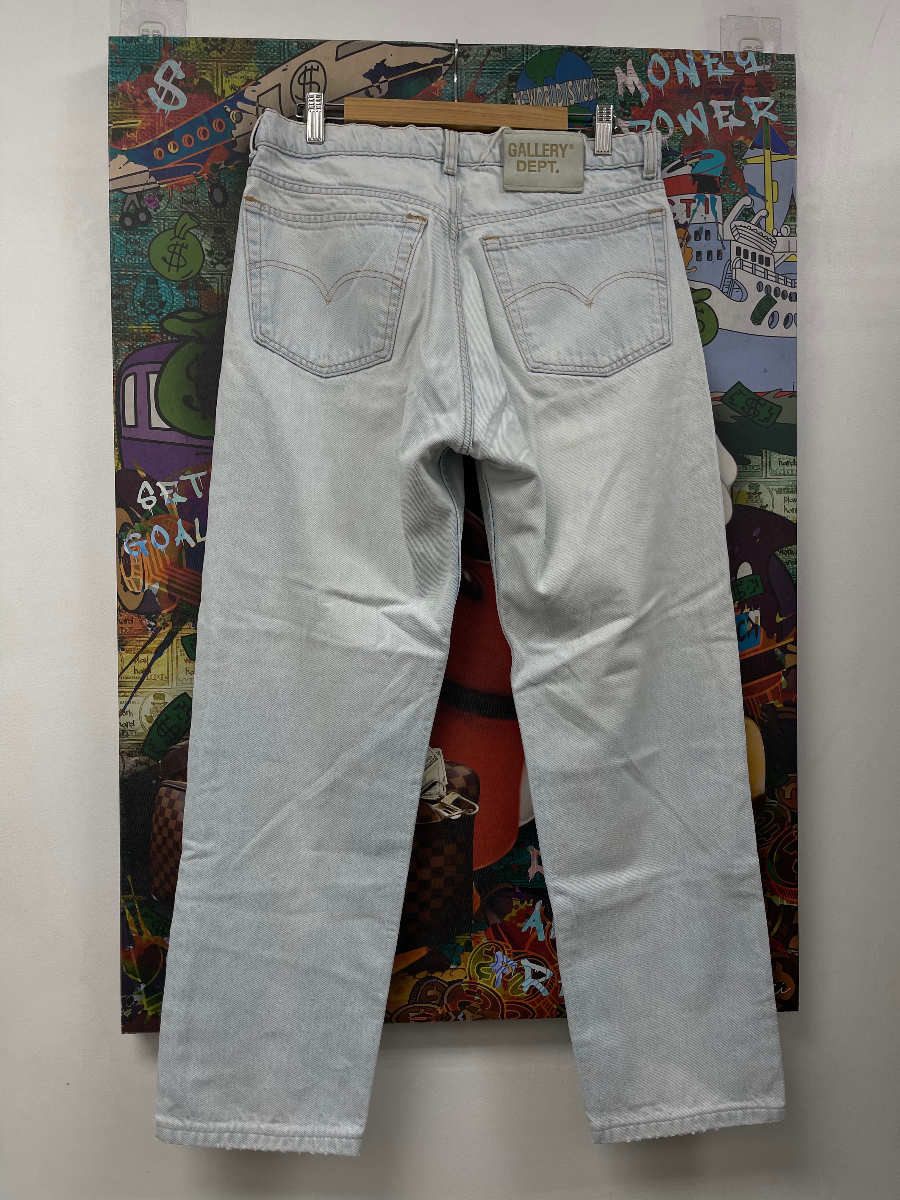 Gallery Dept Light Wash Denim G-Patch Jeans