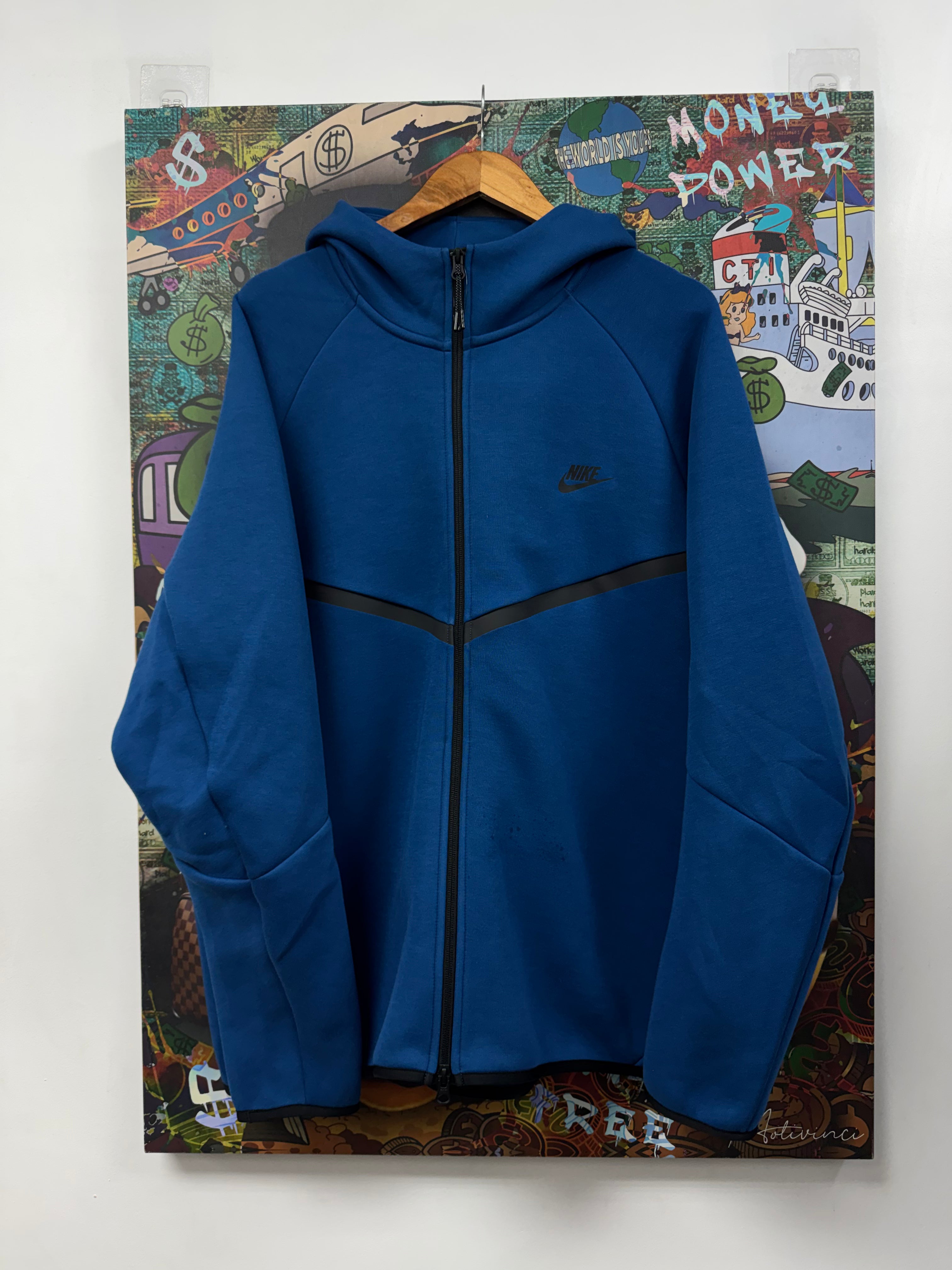 Nike Blue Tech Zip Up