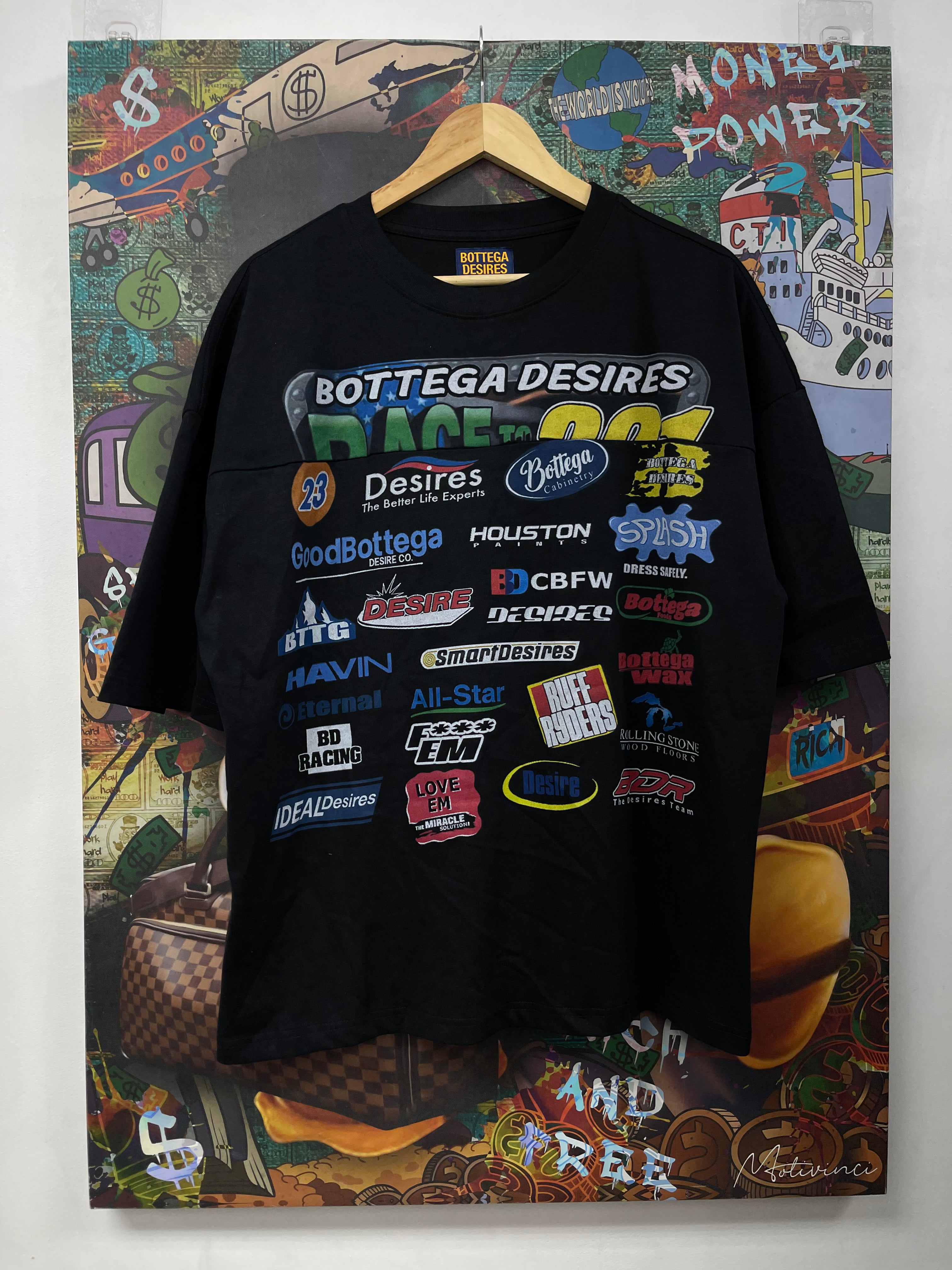 Bottega Desires Black Race Tee