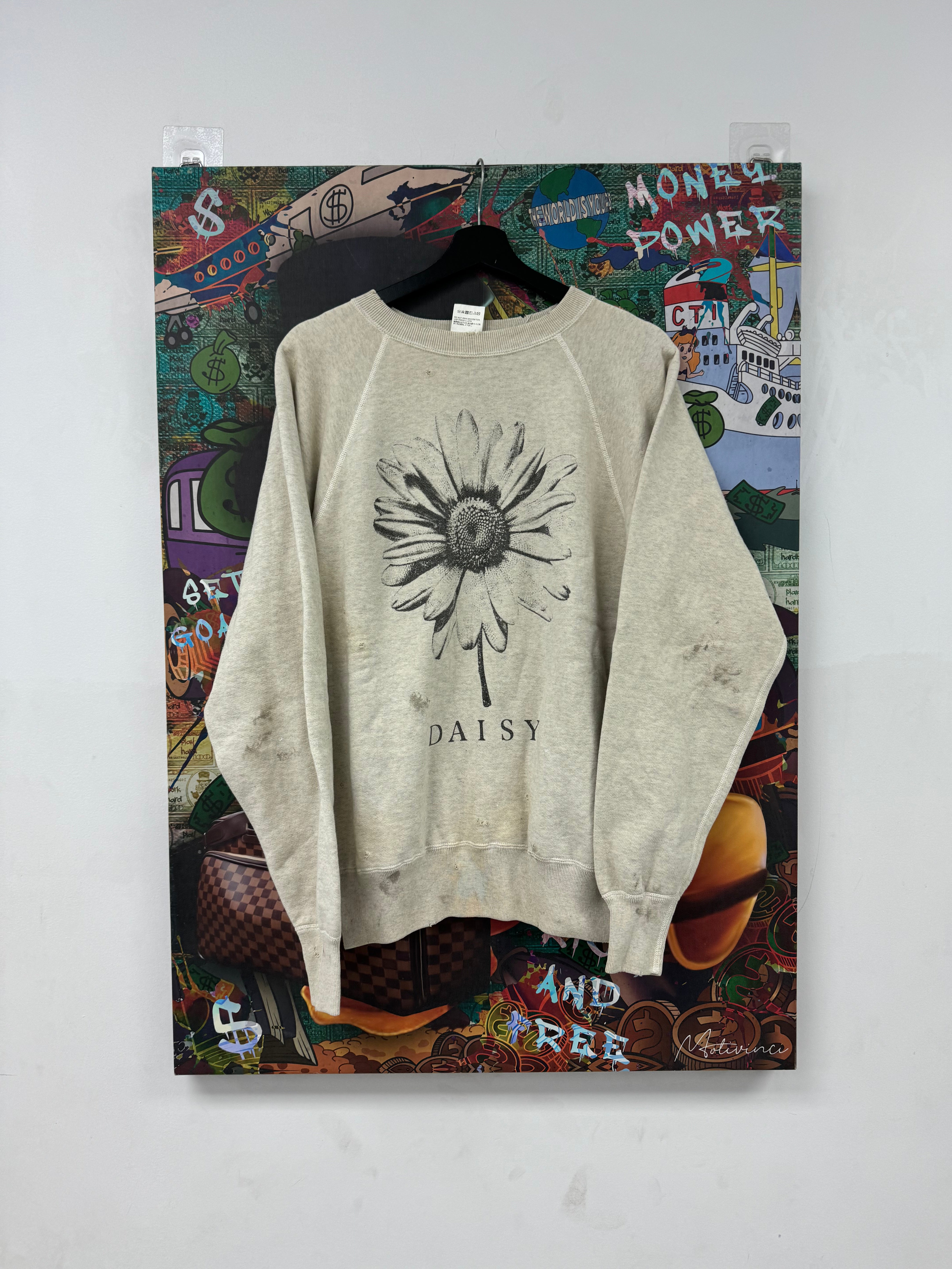 Saint Michael Daisy Crewneck  New Small With Tags