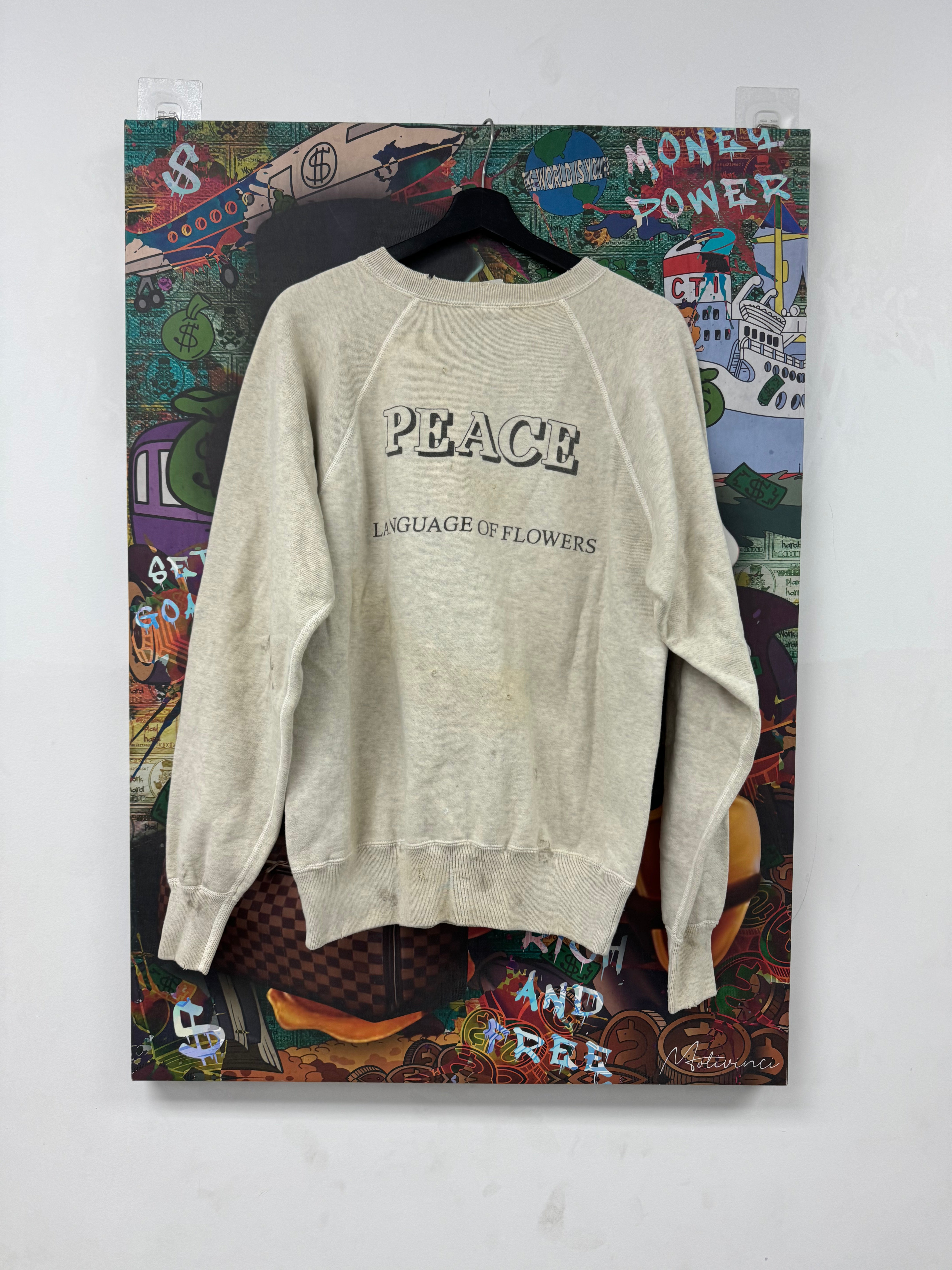 Saint Michael Daisy Crewneck  New Small With Tags