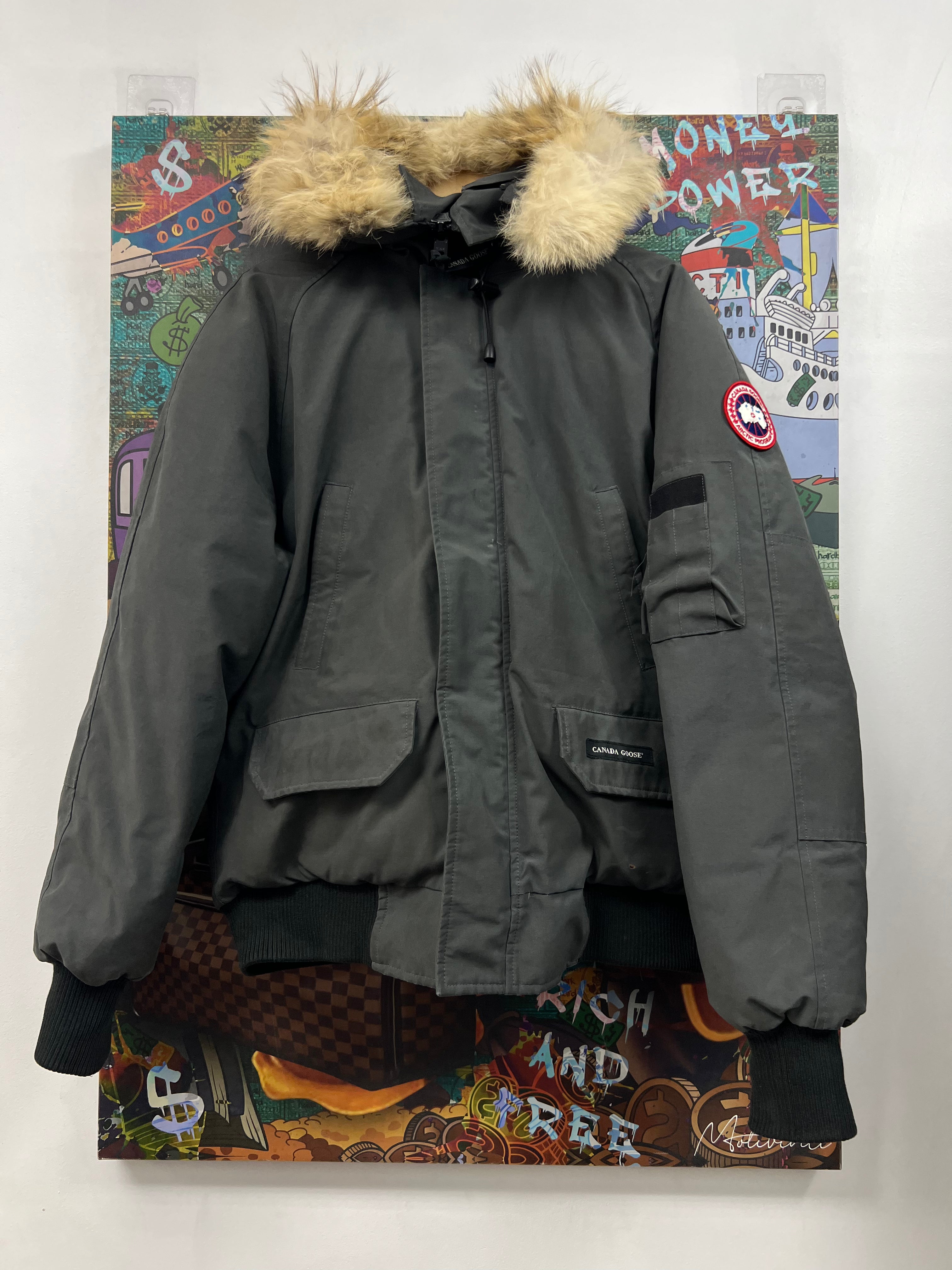 Canada Goose Grey Chilliwack Bomber Jacket