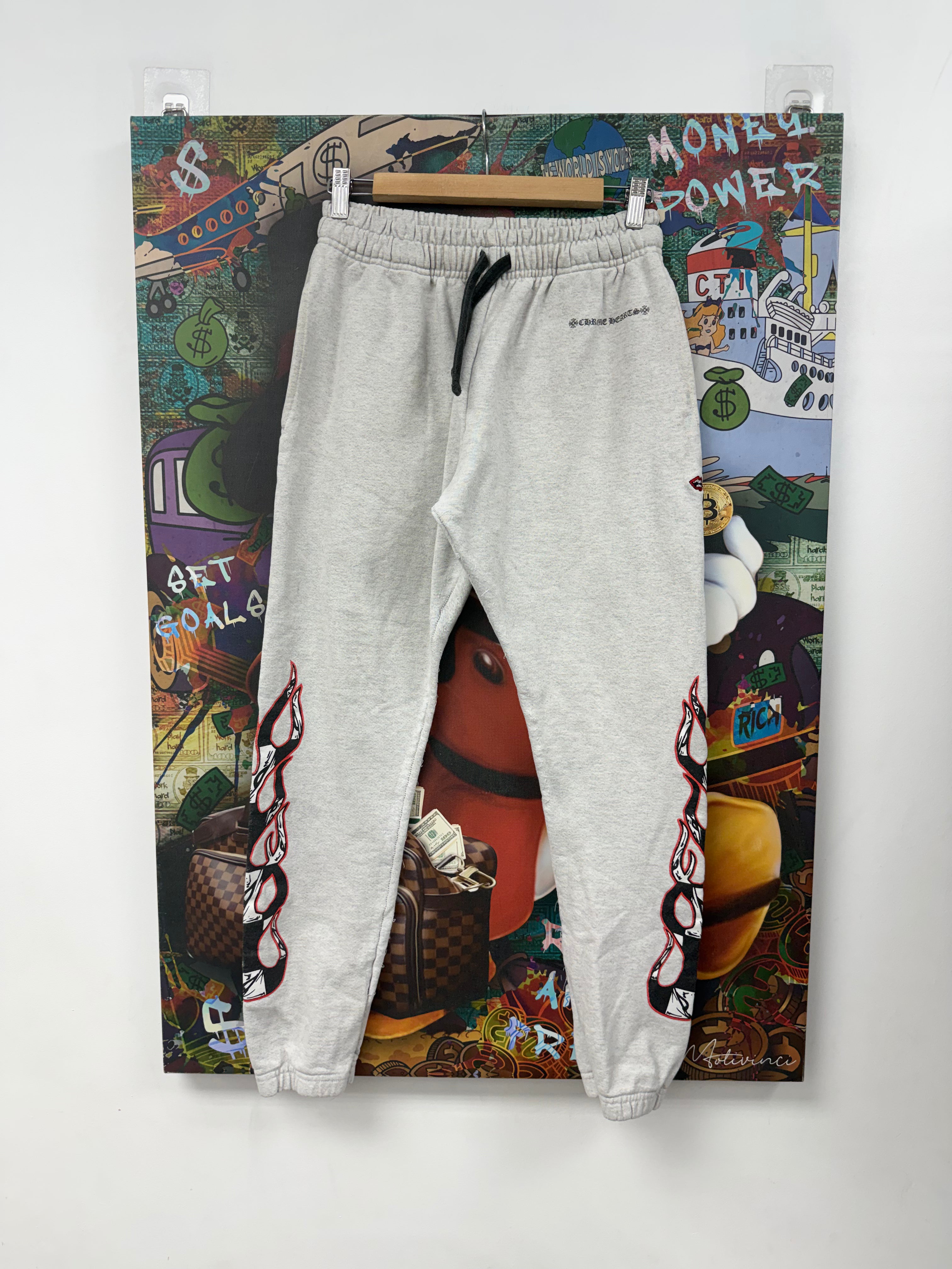Chrome Hearts Matty Boy Grey Stay Fast Sweats