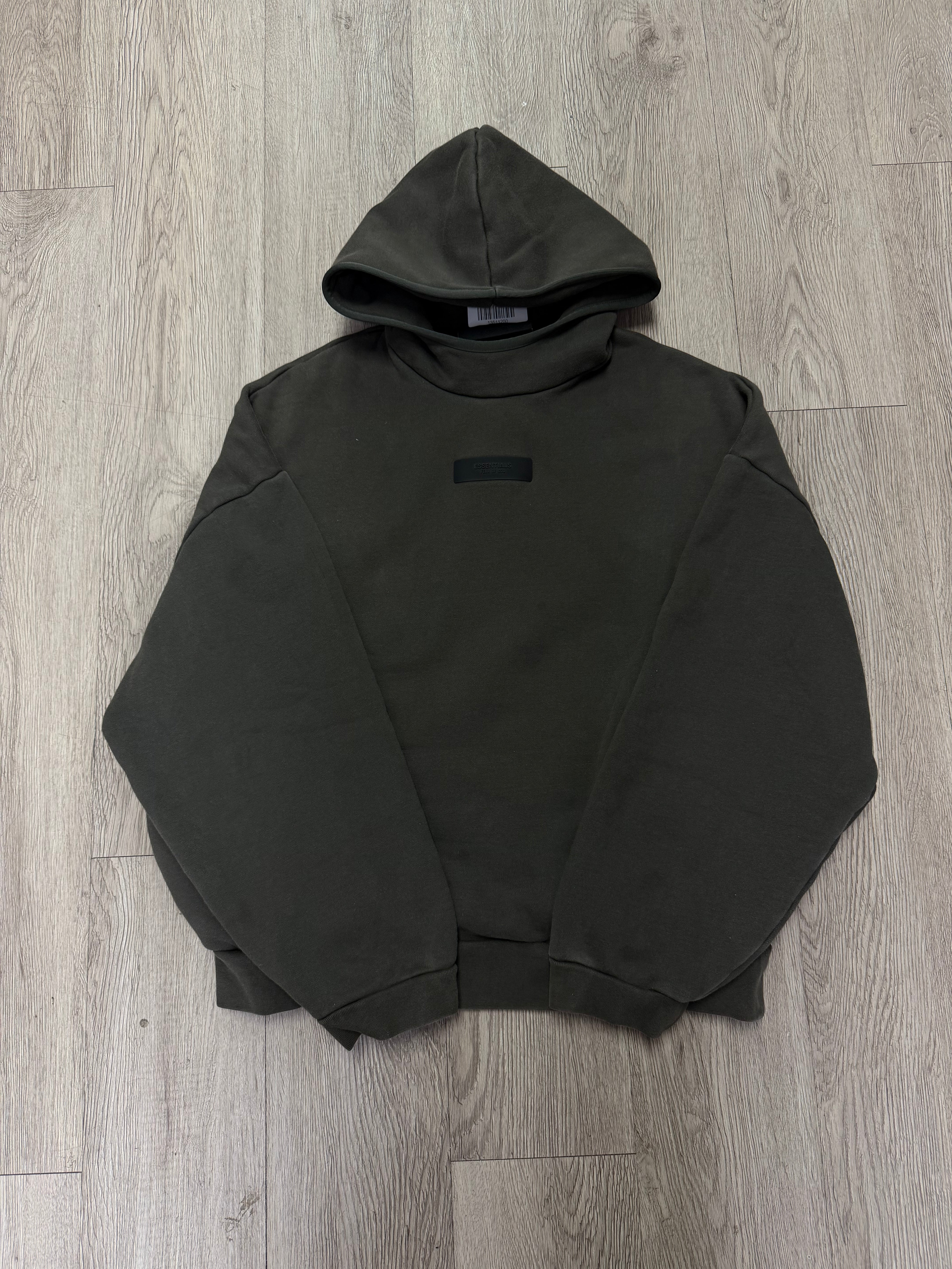 Essentials Off Black Hoodie