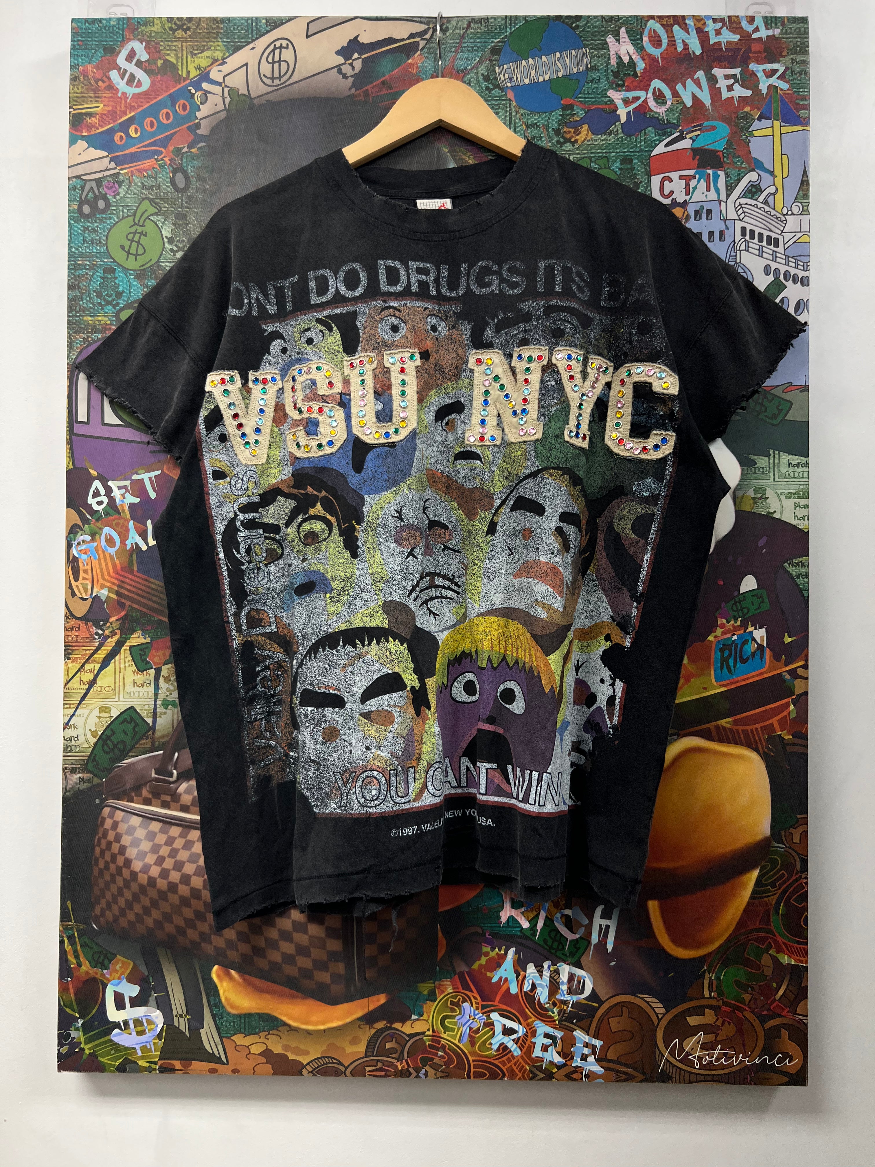 Vale Black No Drugs Tee