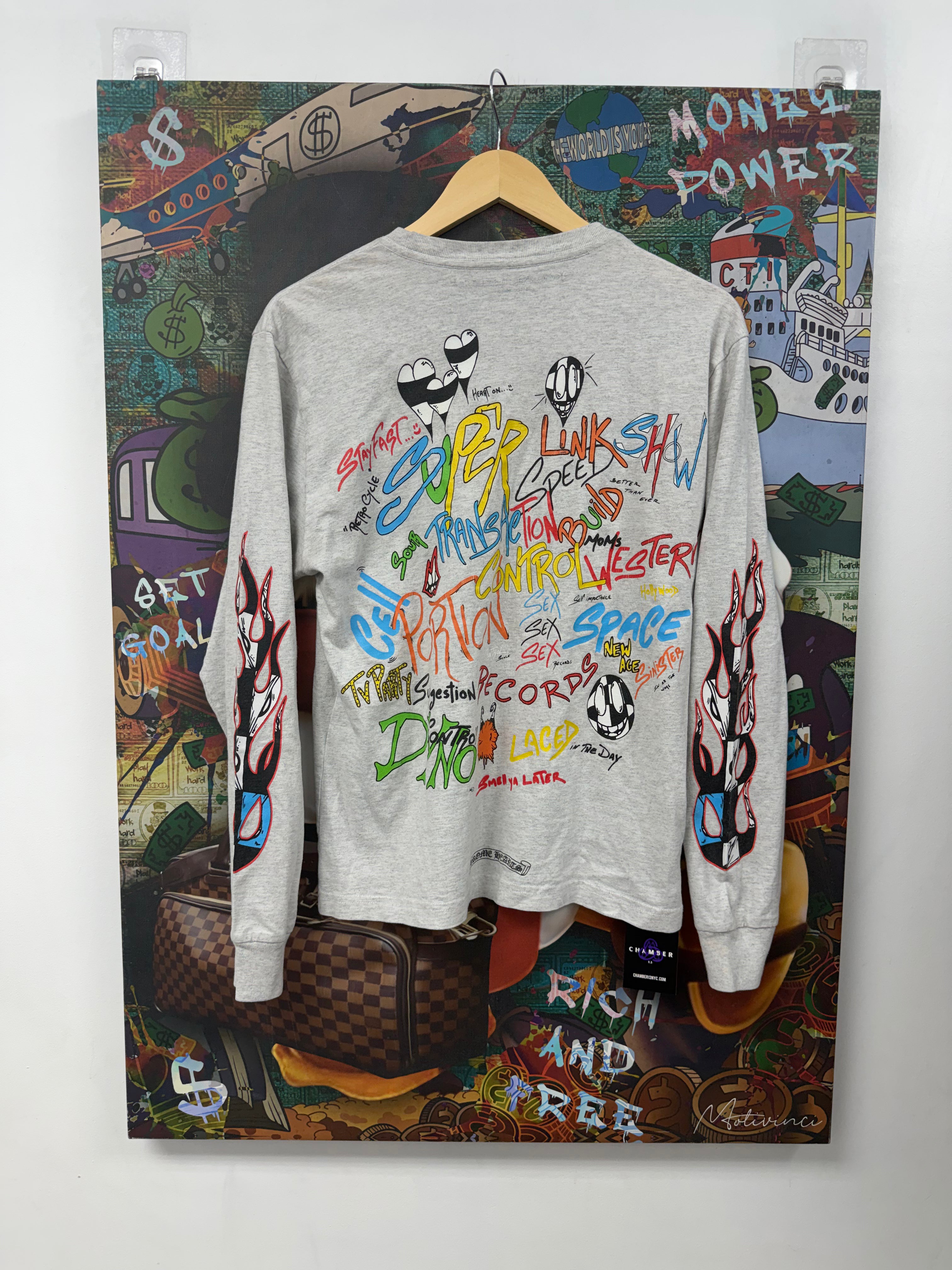 Chrome Hearts Matty Boy Grey Nuclear Long Sleeve