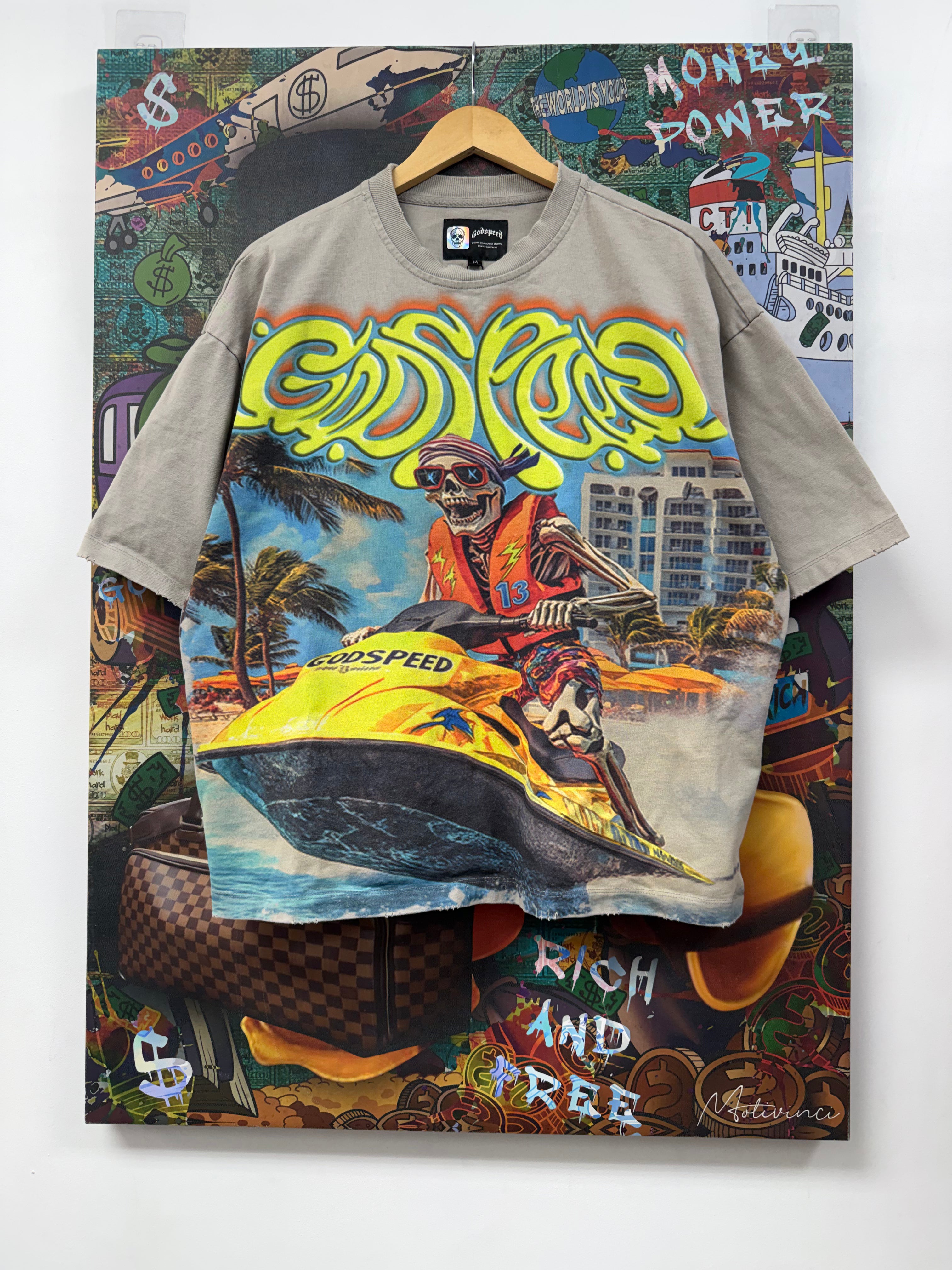 Godspeed Stone Jetski Tee