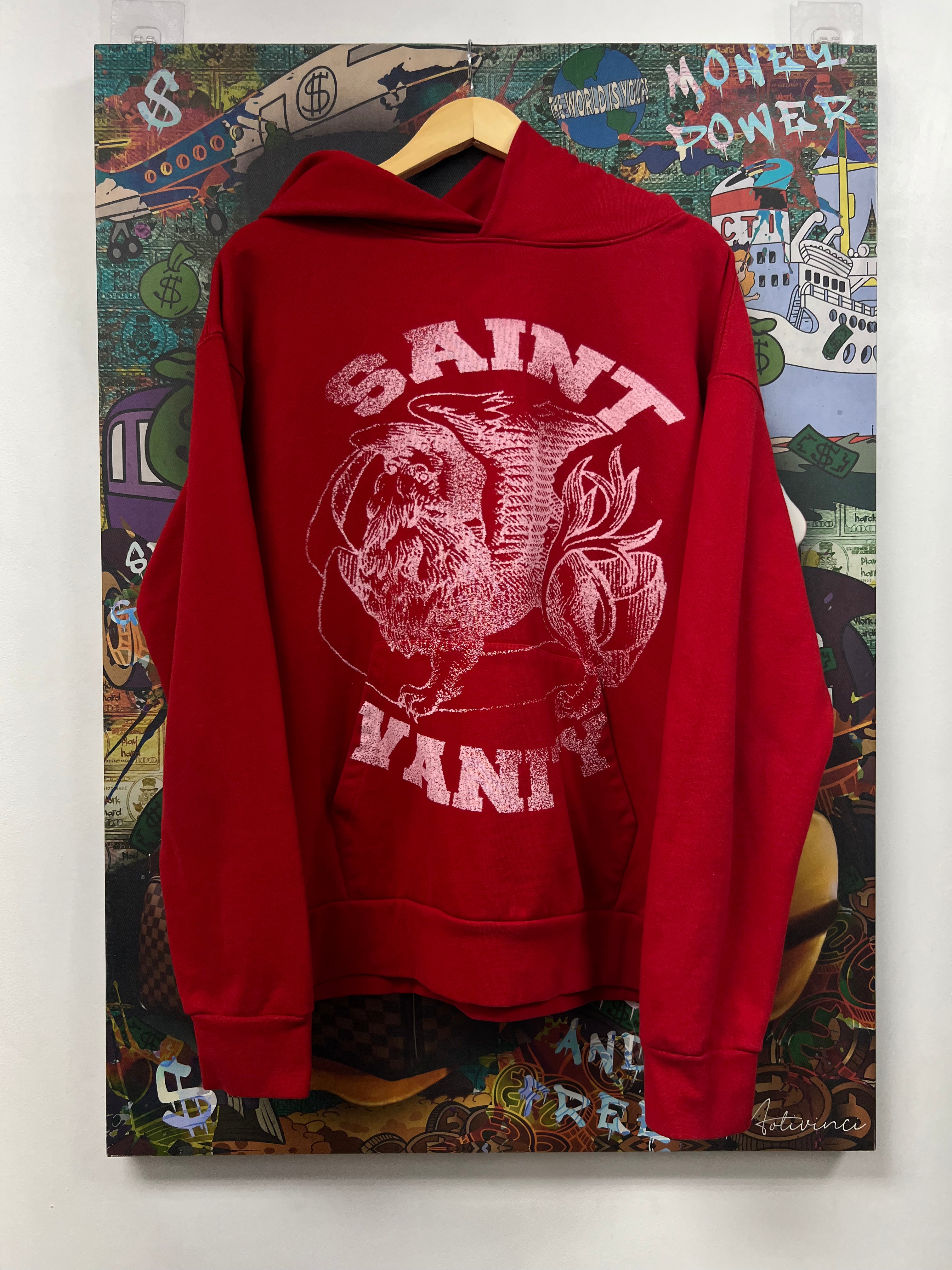 Saint Vanity Red Griffin Hoodie