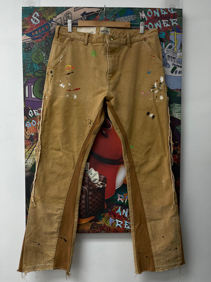 Gallery Dept Carhartt Flares Tan Splatter Used