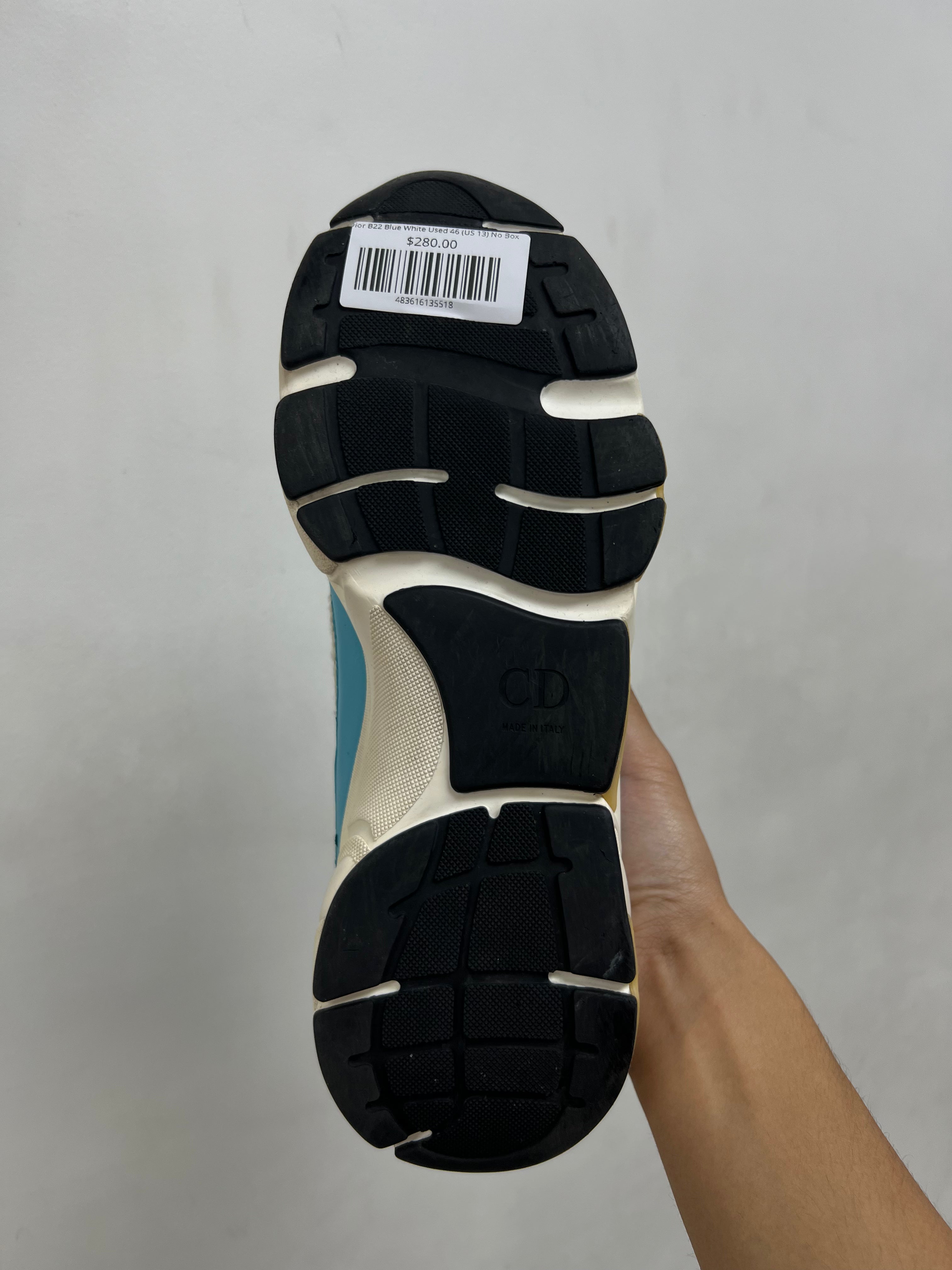 Dior B22 Blue White Used 46 (US 13) No Box
