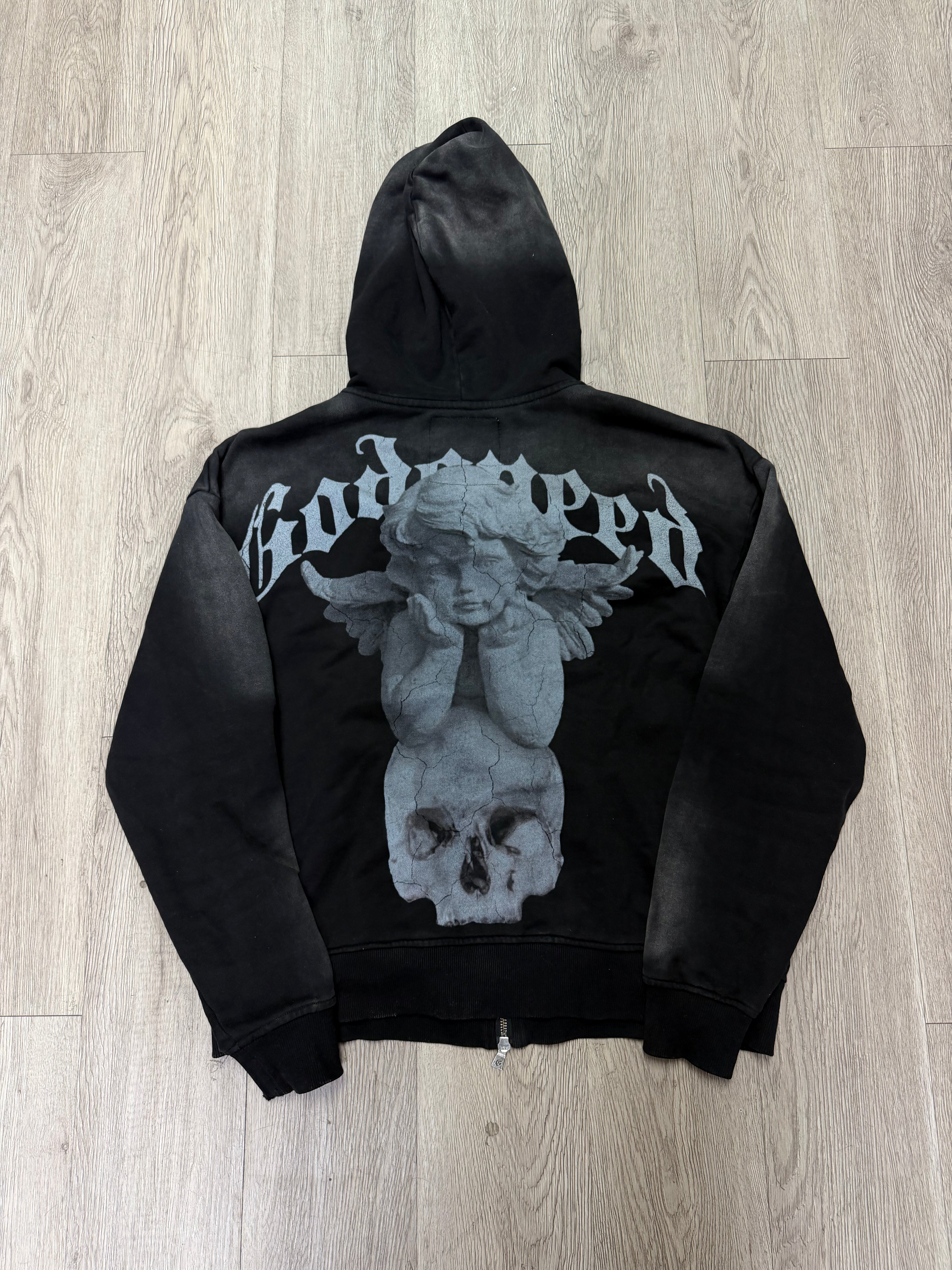 Godspeed Black Wash Cherub Zip Up